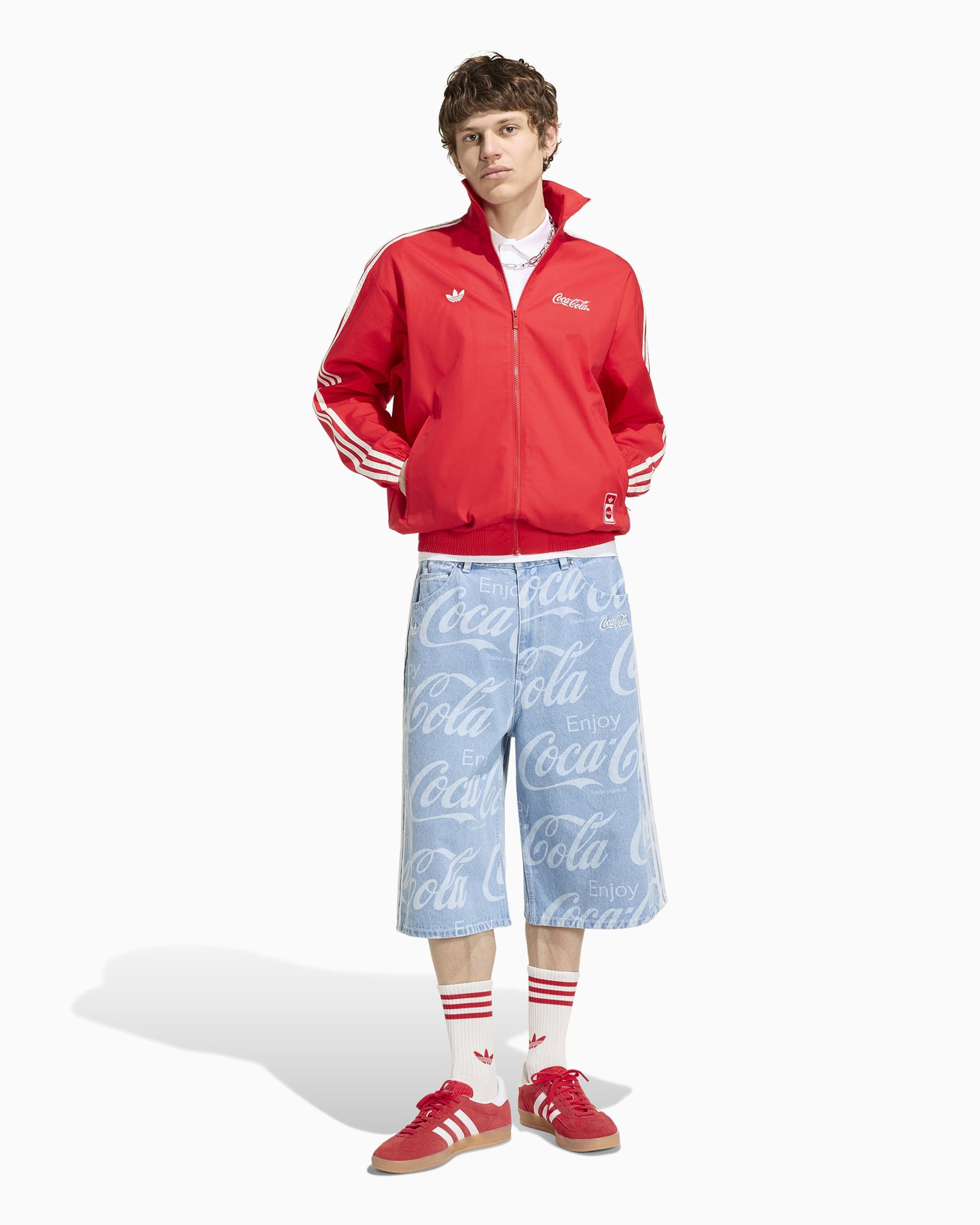 Shorts adidas Originals x Coca-Cola Classic Sport Oversize Men's Shorts - KY2112