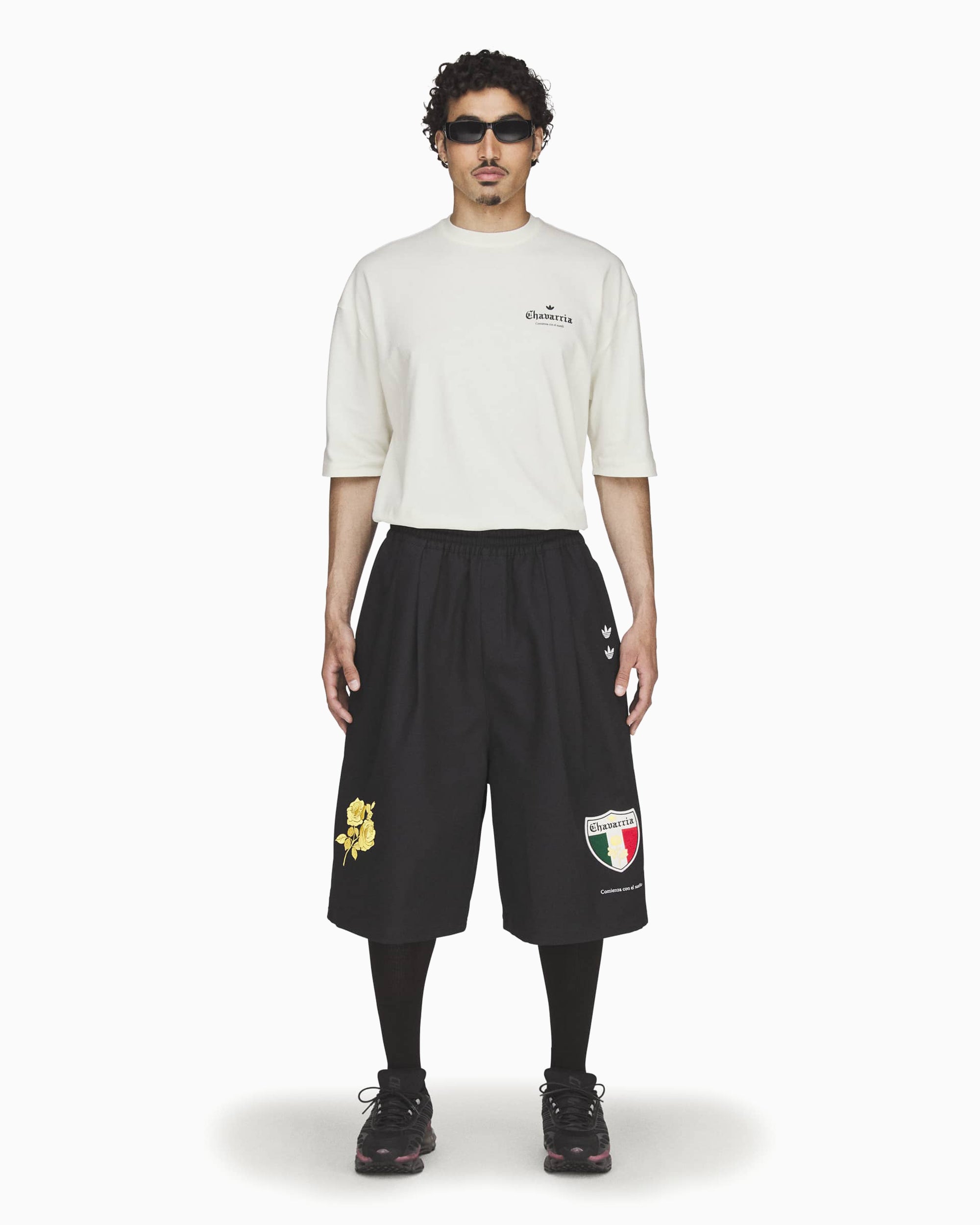 Shorts adidas Originals x Willy Chavarria Long Relaxed Men's Shorts - KV1975