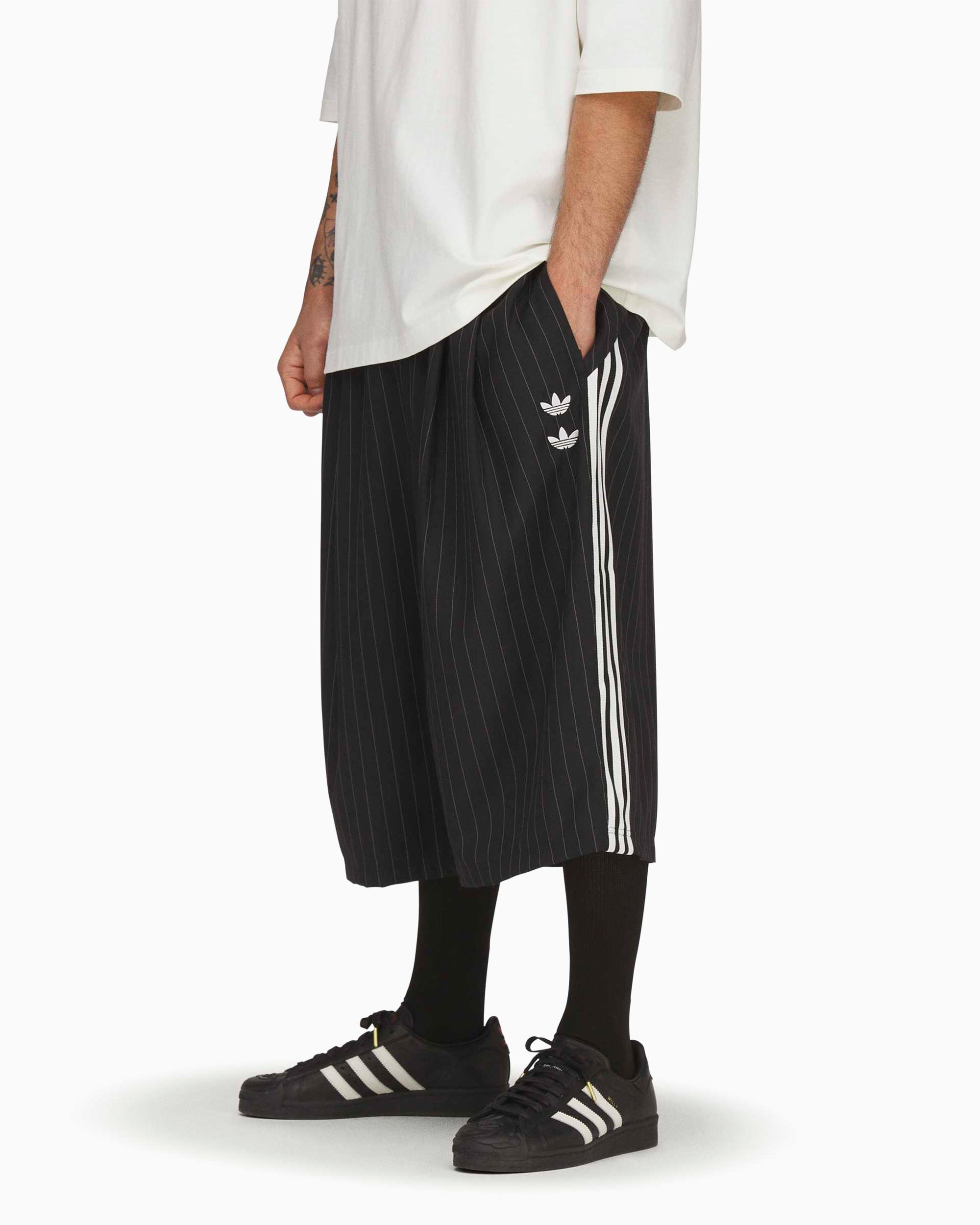 adidas Originals x Willy Chavarria Pinstripe Oversize Men's Shorts
