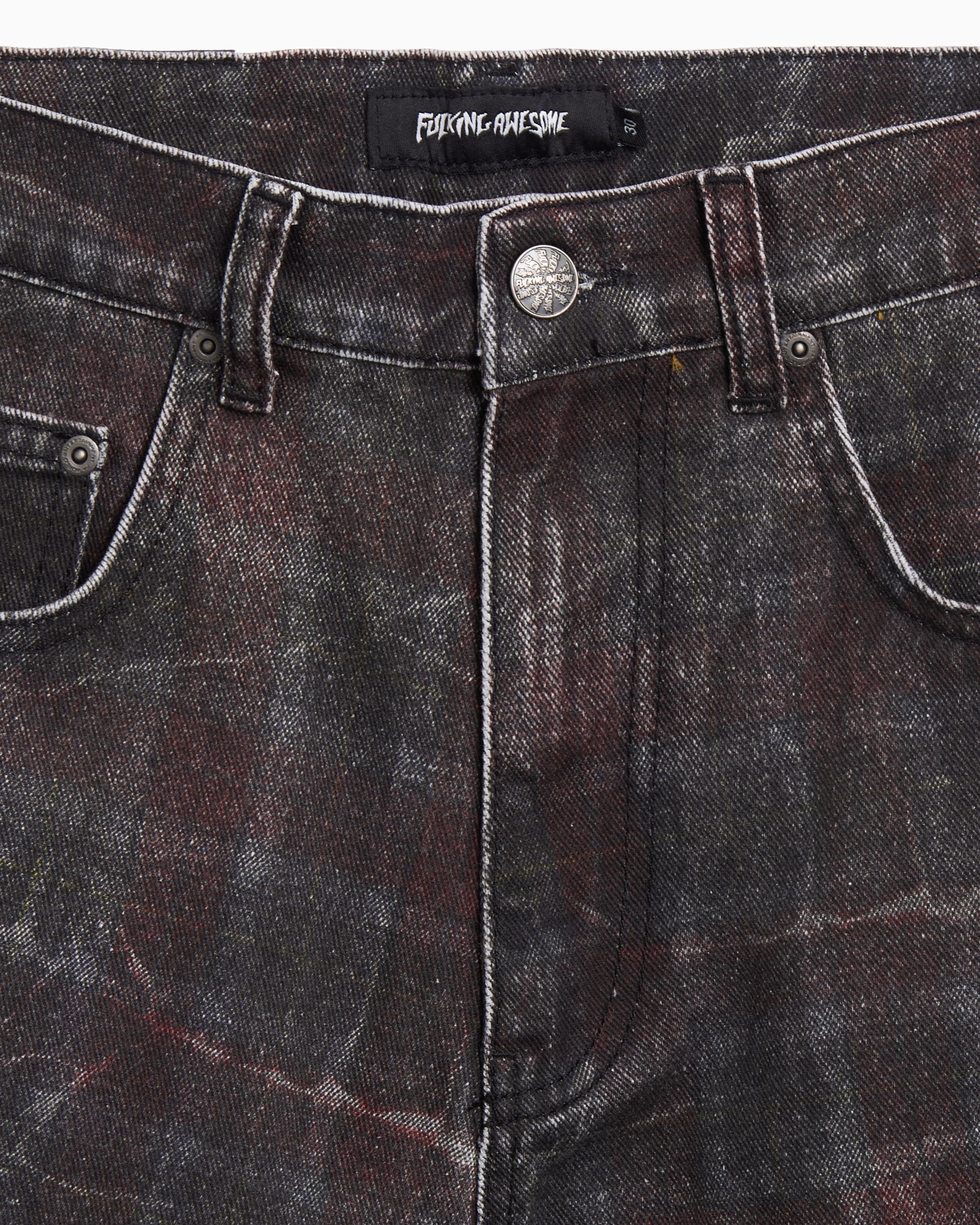 Fucking Awesome Miller Plaid Denim Men's Shorts