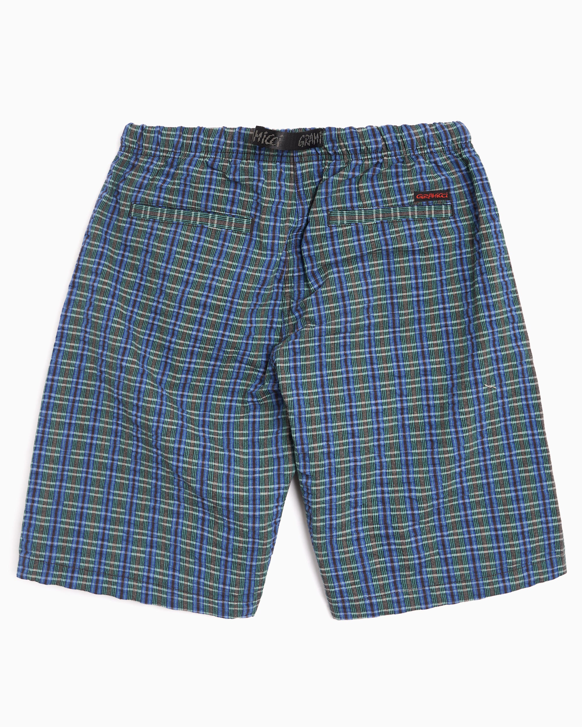 Gramicci O.G. G-Short Seersucker Plaid Relaxed Men's Shorts