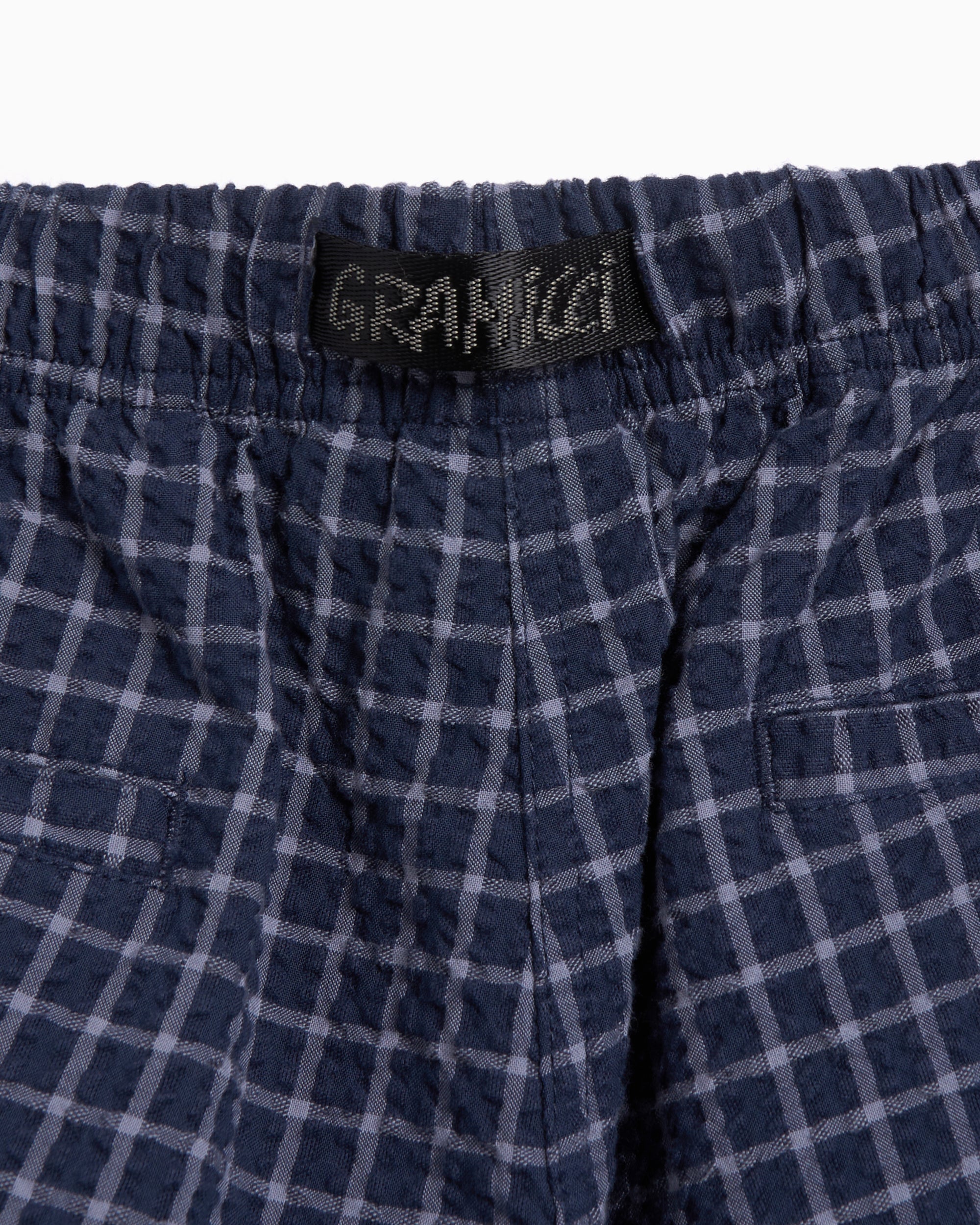 Shorts Gramicci O.G. Seersucker Lagoon Men's Shorts Relaxed Men's Shorts - G5SM-P047-MIDNIGHT