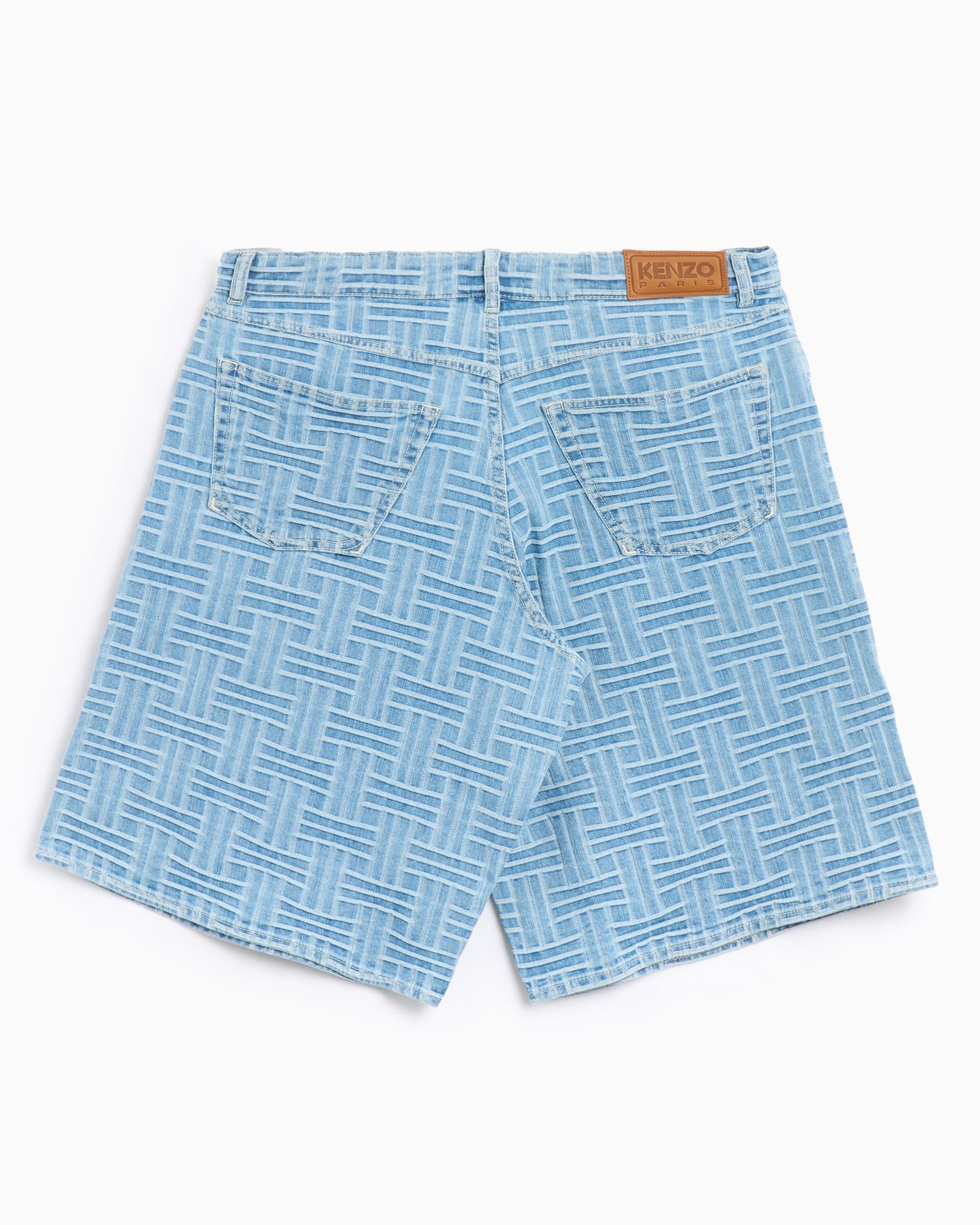 Shorts Kenzo Weave Men's Straight Shorts Straight Men's Shorts - FF55DS3396J4-DB