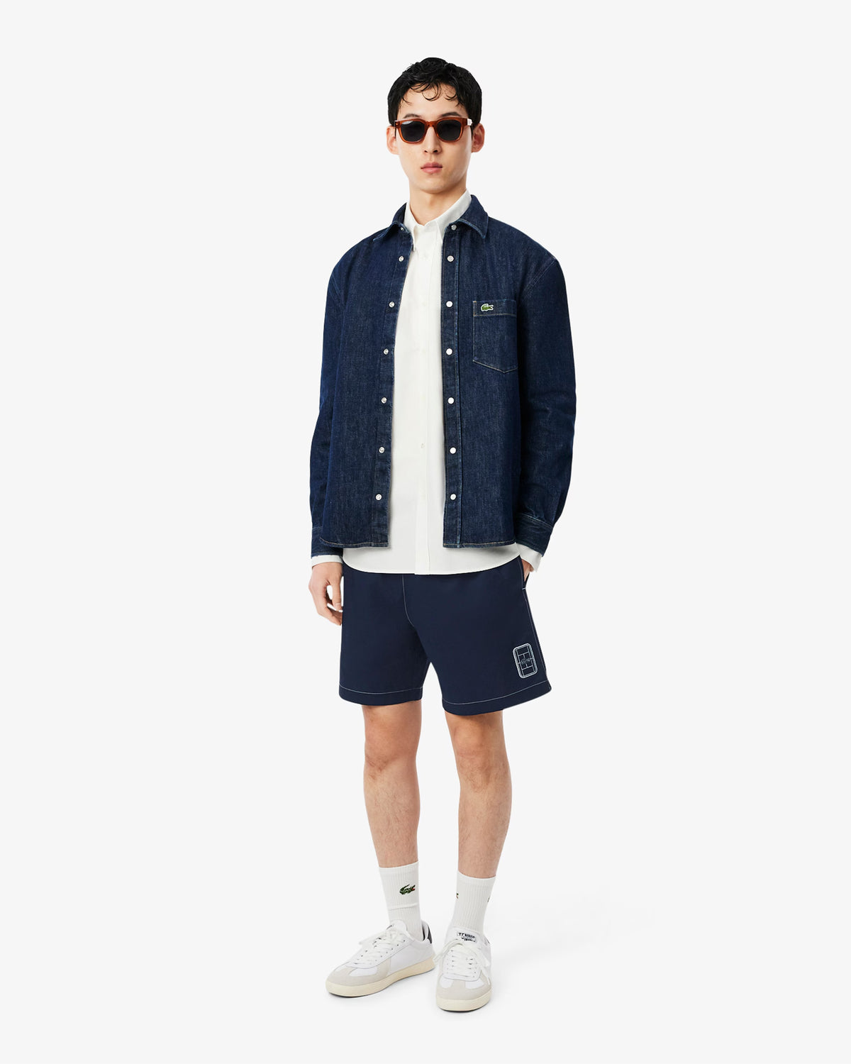 lacoste dress shorts Men's Slim Fit Stretch Cotton Shorts