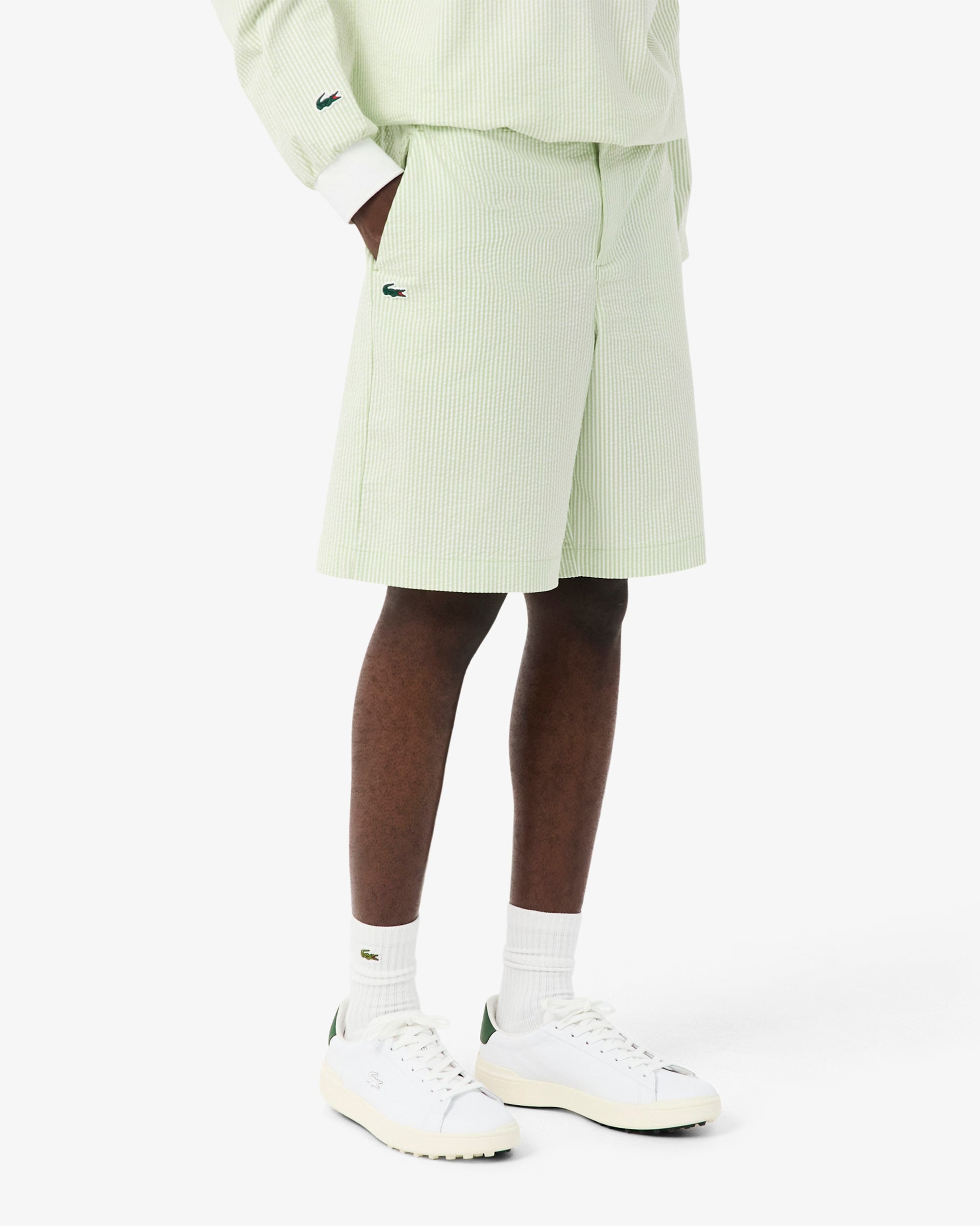 Lacoste Ultra Dry Striped Relaxed Men's Shorts