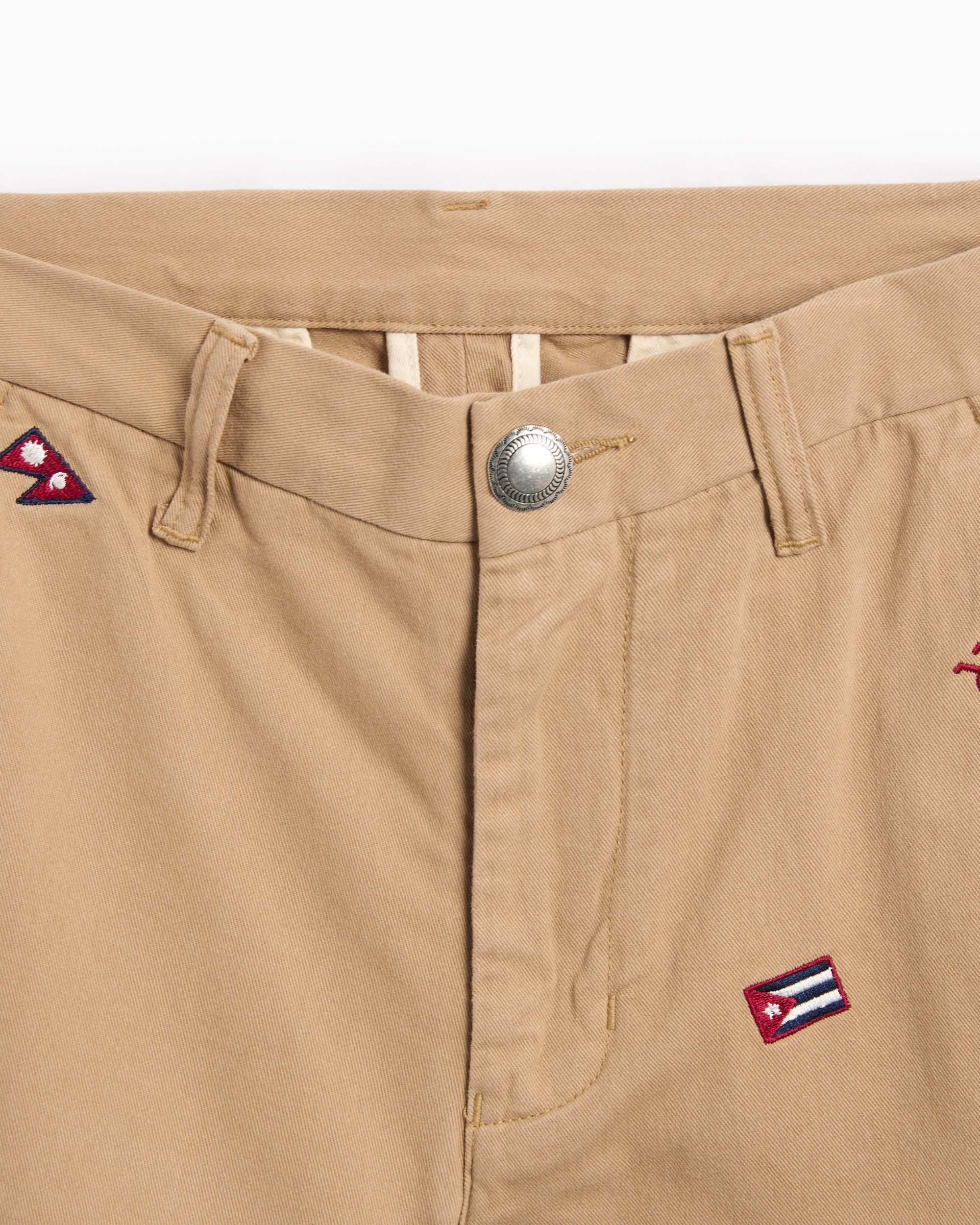 Liberaiders LR NYLON UTILITY SHORTS ベージュ Liberaiders® Liberaiders® Lr Men's Embroidery Shorts Men's Shorts