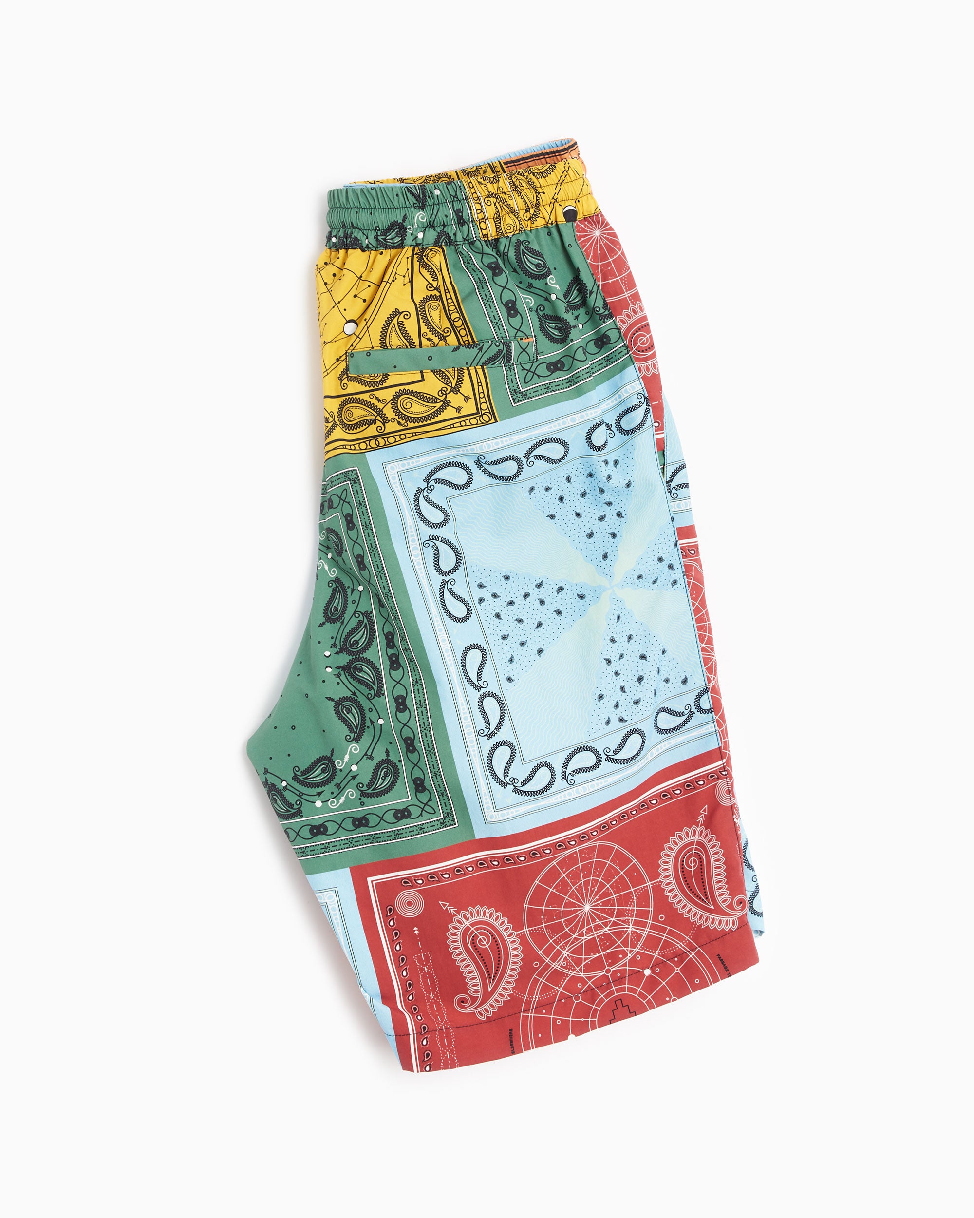 Marcelo Burlon County of Milan All Over Bandana Men's Nylon Shorts Men