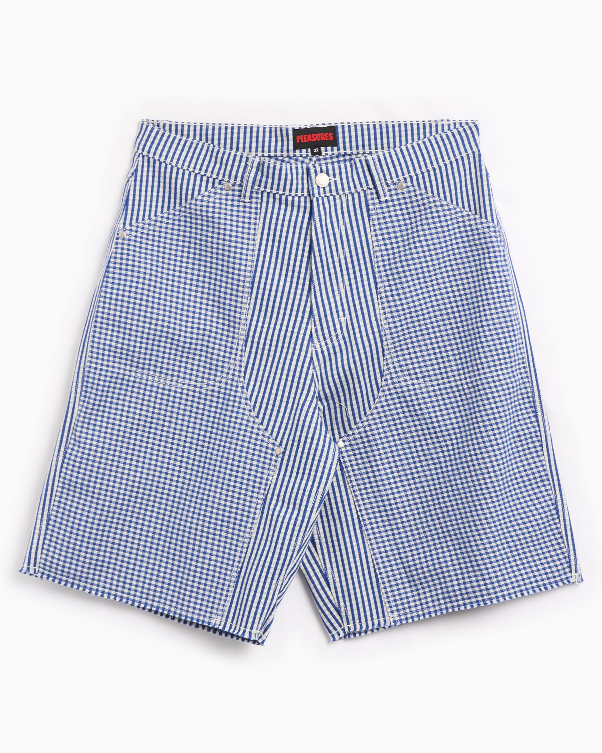 Pleasures Ultra Men's Plaid Shorts Men's Shorts