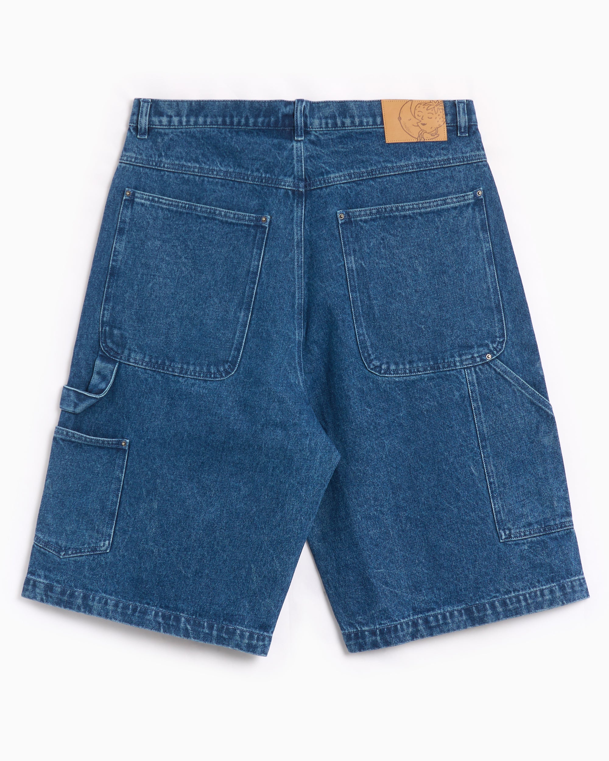 Sky High Farm Workwear Mindblown Unisex Print Denim Shorts Unisex Shor