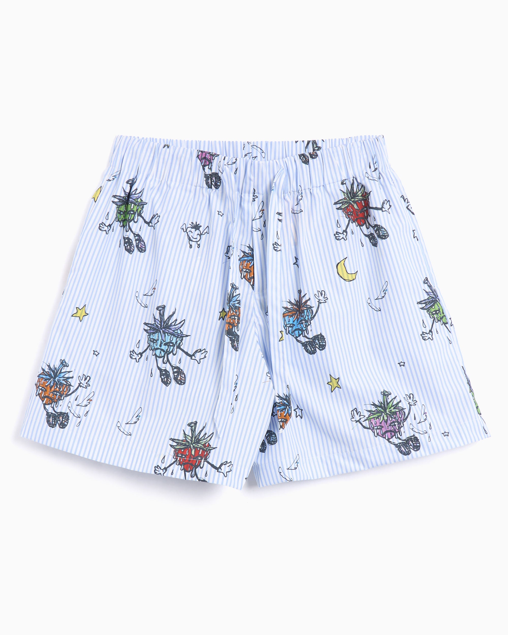 Sky High Farm Workwear Strawbabies Unisex Shorts Relaxed Unisex Shorts