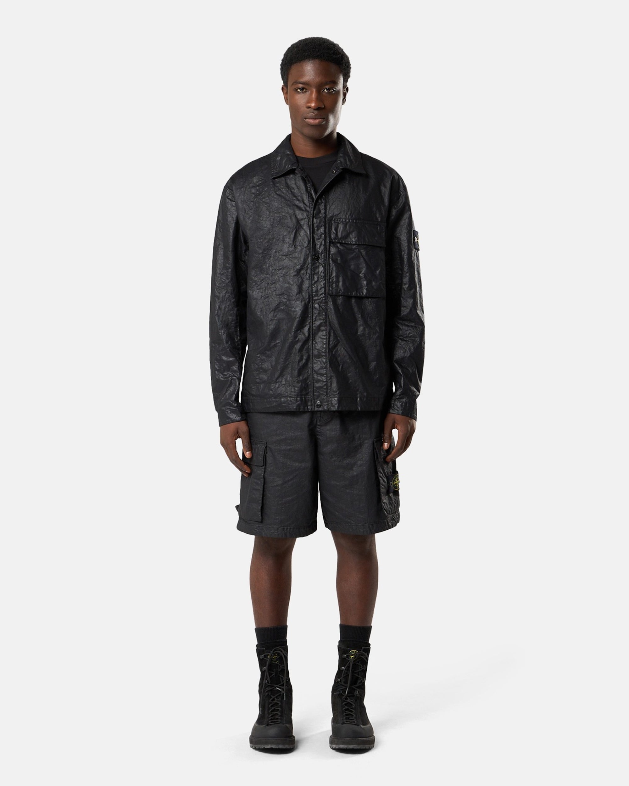 Stone Island Nylon Panama Relaxed Men's Shorts