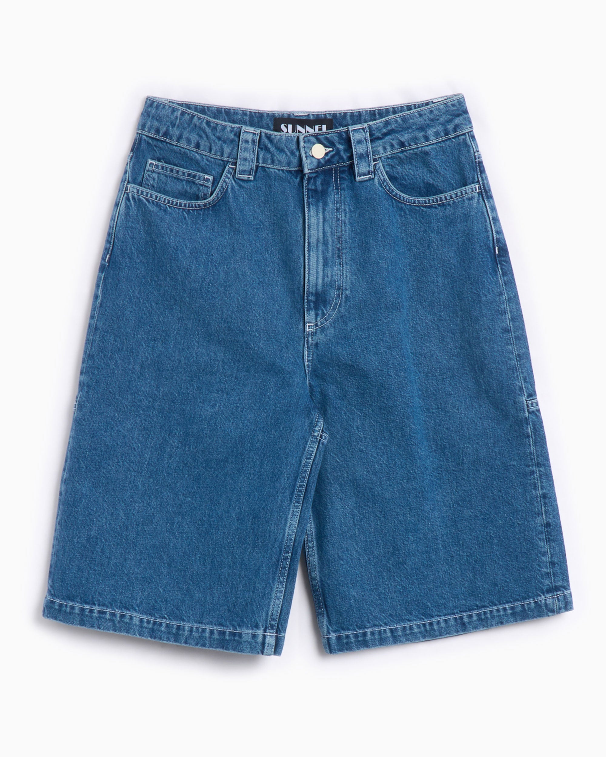 Shorts Sunnei Classic Men's Denim Shorts Relaxed Men's Shorts - RTWMBOT029-DEN015-8072