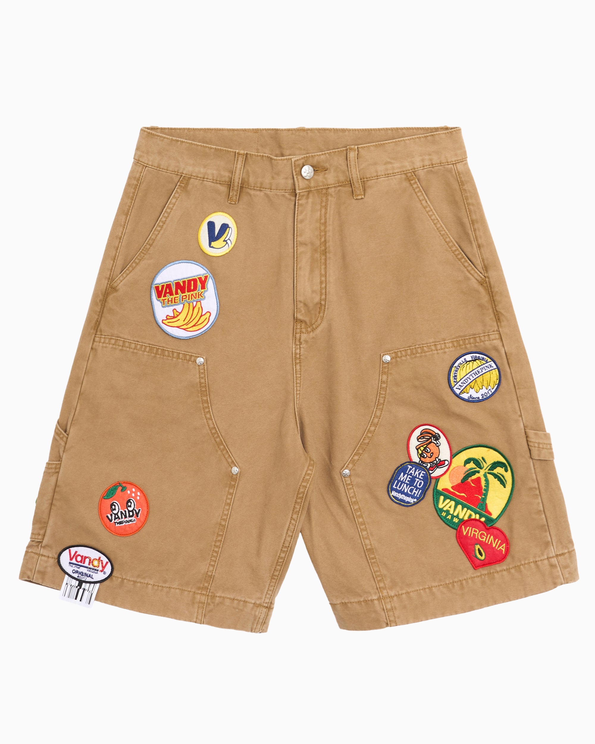 VANDYTHEPINK Patched Relaxed Men's Shorts