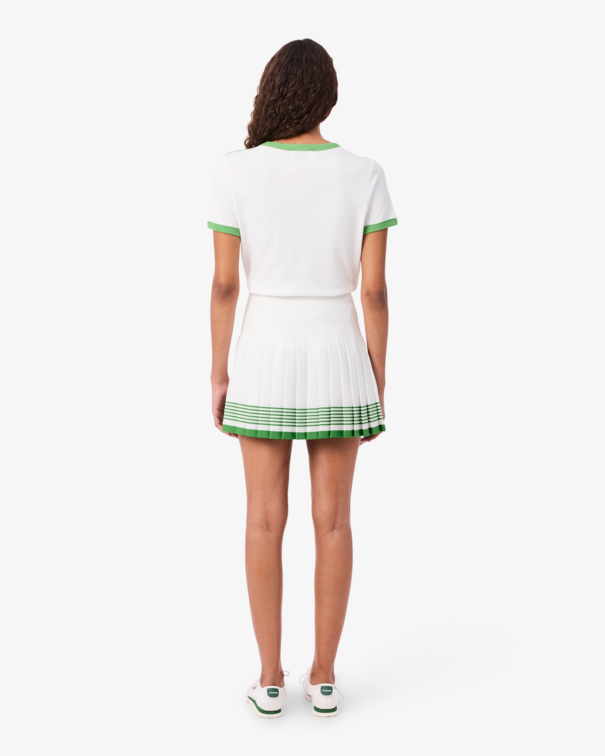 Lacoste Re-edition Striped Women's Short Skirt