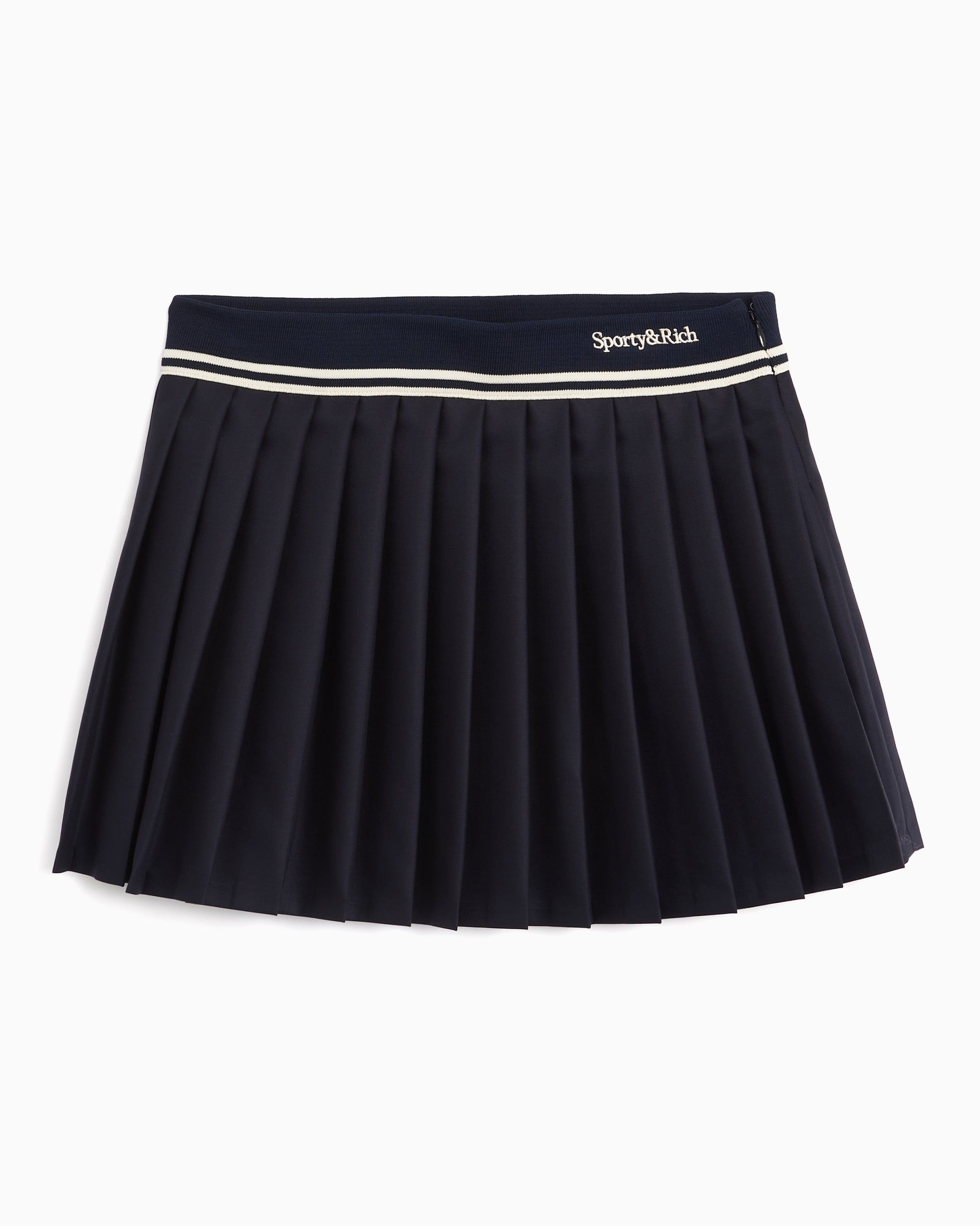 Skirts Sporty & Rich Abigail Women's Wool Pleated Skirt Crop Women's Skirt - SK012516300BL32