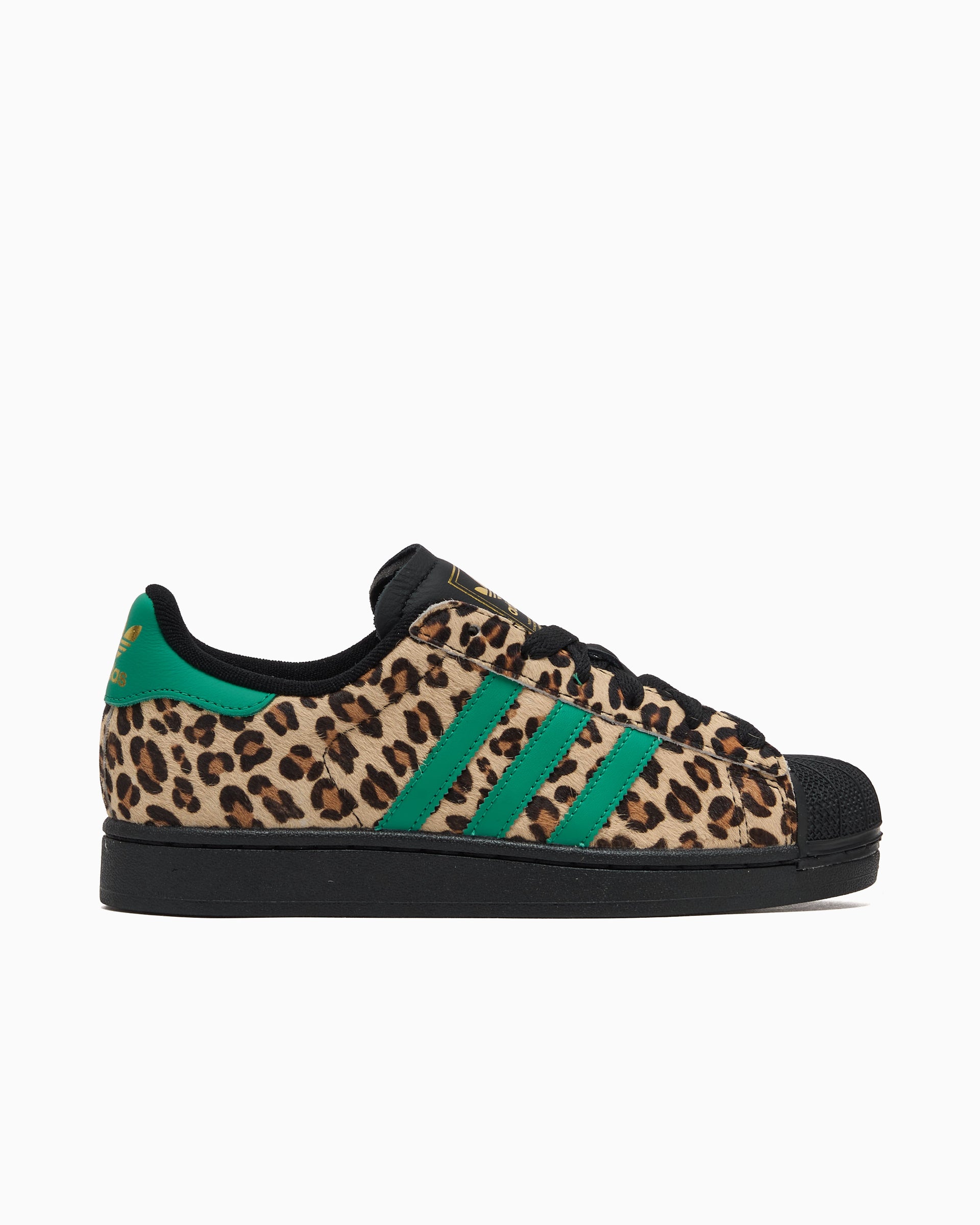 adidas Originals Women's Superstar II "Black Green Leopard" adidas Originals Women's Superstar II "Black Green Leopard"