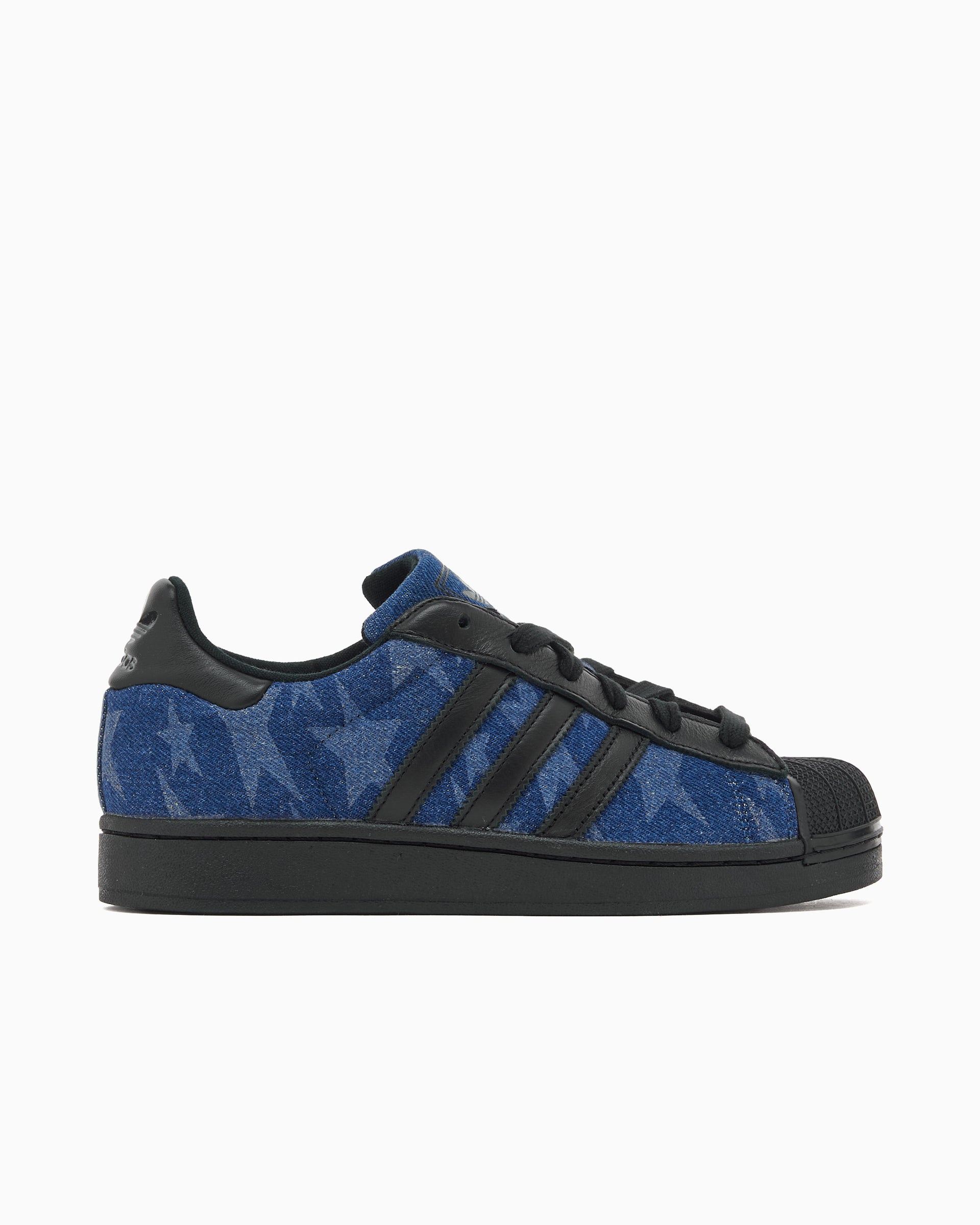 adidas Originals Women's Superstar II Graphic Denim - 35 1/2 adidas Originals Women's Superstar II Graphic Denim - 35 1/2