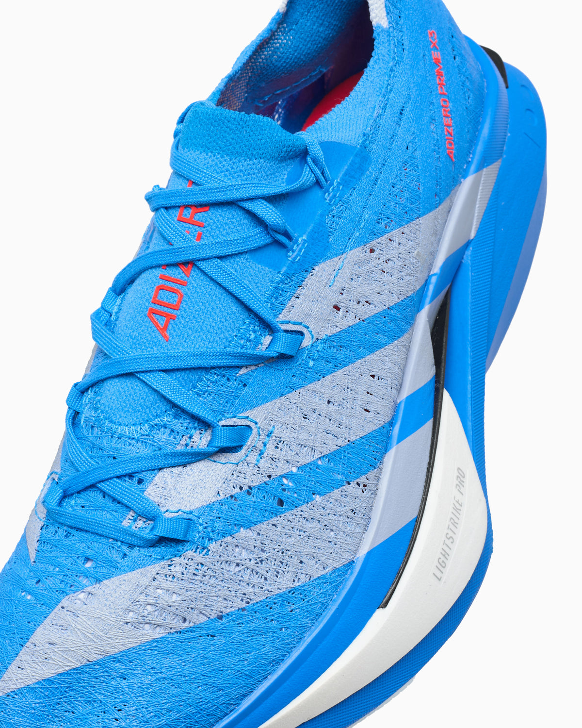 Adidas Adizero Prime X 3.0 Strung Running Shoes Men JQ0615 New Authentic Sz 8.5 adidas Adizero Prime X3 STRUNG | Blue/Cloud White | SVD USA main image 4