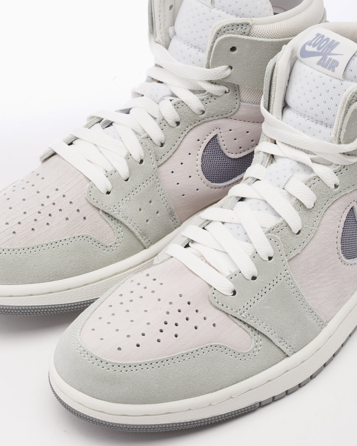 Nike Jordan 1 High Zoom Air CMFT 2 Particle Grey, Mens 10 Air Jordan 1 Zoom CMFT 2 Nike **ON FEET** Men main image 4