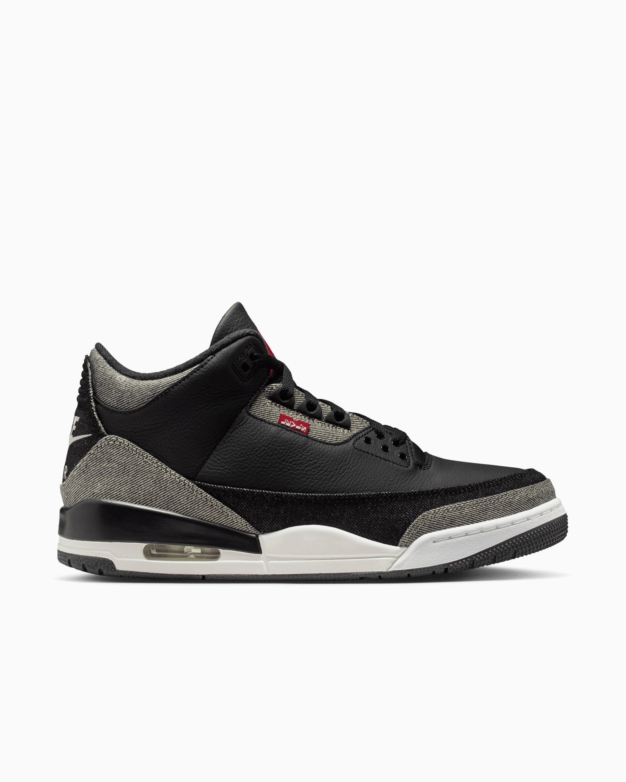 24cm 新品 リーバイス×ナイキ AIR JORDAN 3 RETRO 黒 sneakers-air-jordan-x-levis-3-