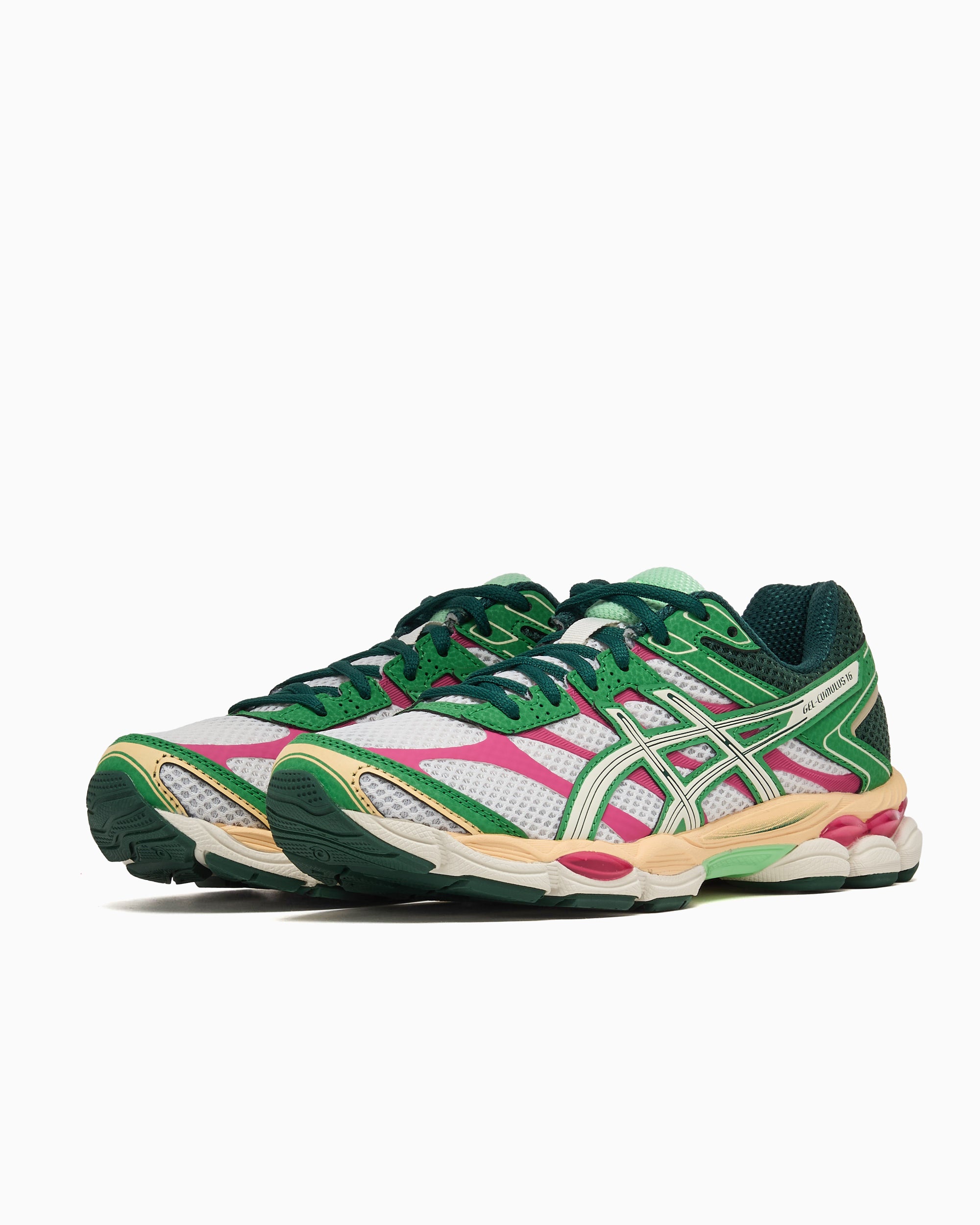 ASICS “GEL-CUMULUS16” グリーン/ピンク2026ss新作 sneakers-asics-gel-cumulus-16-