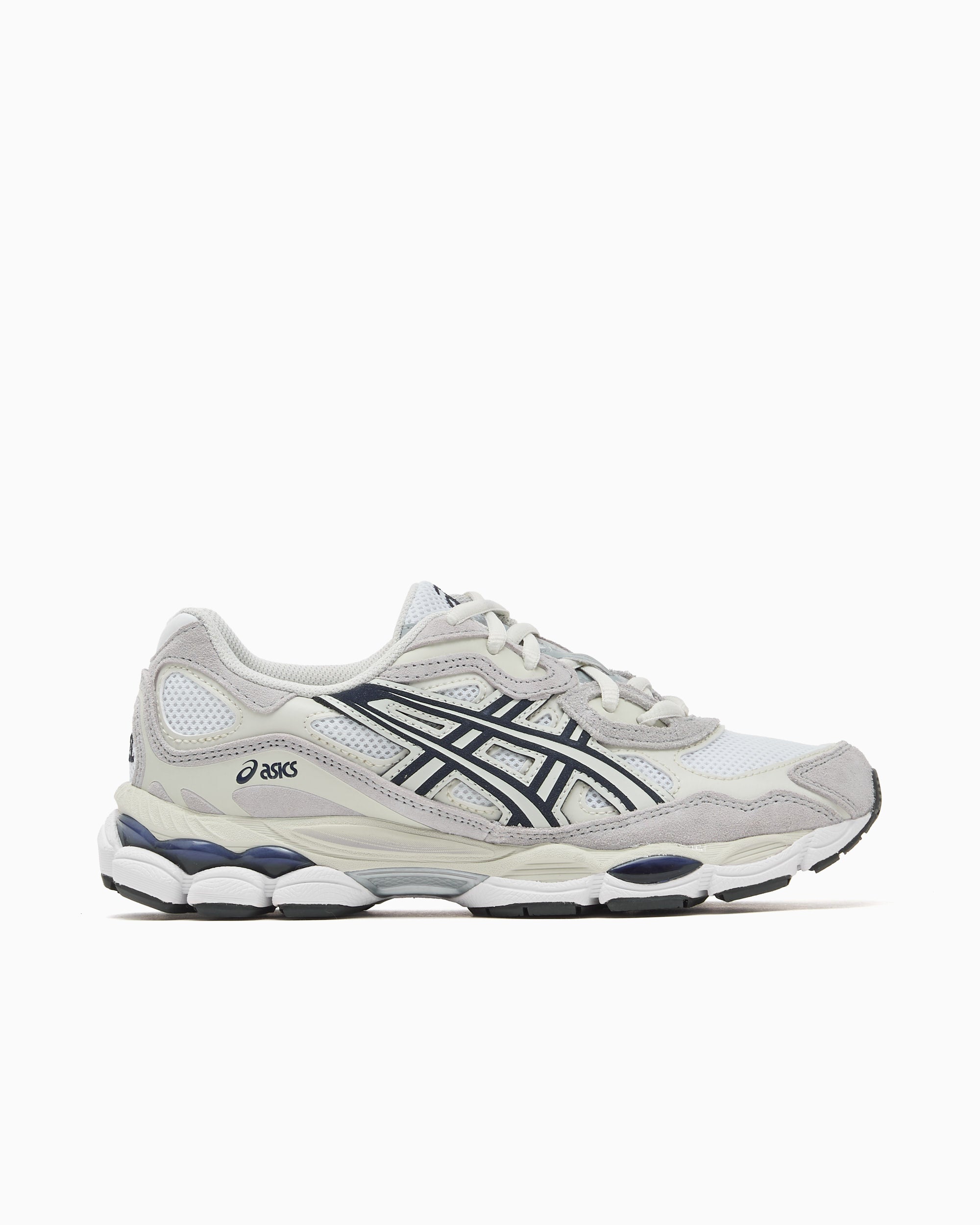 Asics Gel-NYC White Midnight Unisex - Zapatillas Asics - Blanco roto - 1203A383-118-9.5 - Size: 9.5