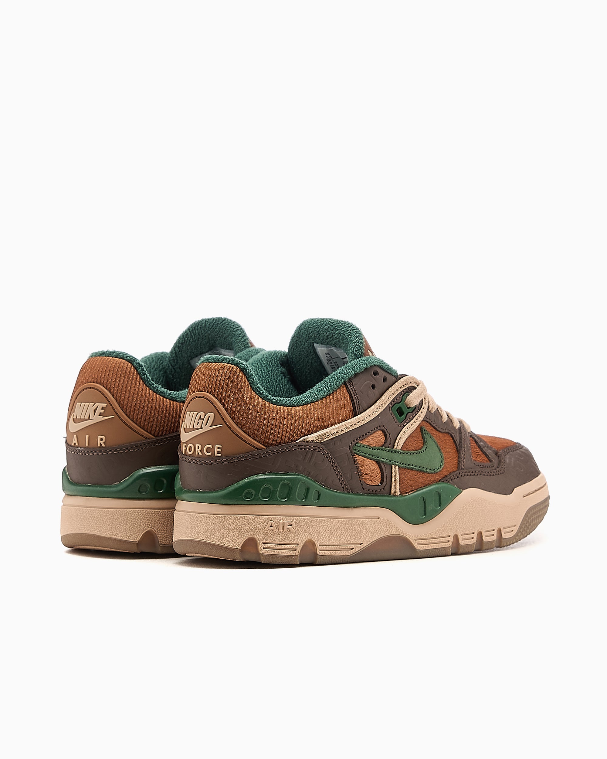 25cm NIGO® × Nike Air Force 3 Low SP "Baroque Brown and Pecan Nike Air Force 3 Low SP Nigo Baroque Brown (OGIN Edition) Men's