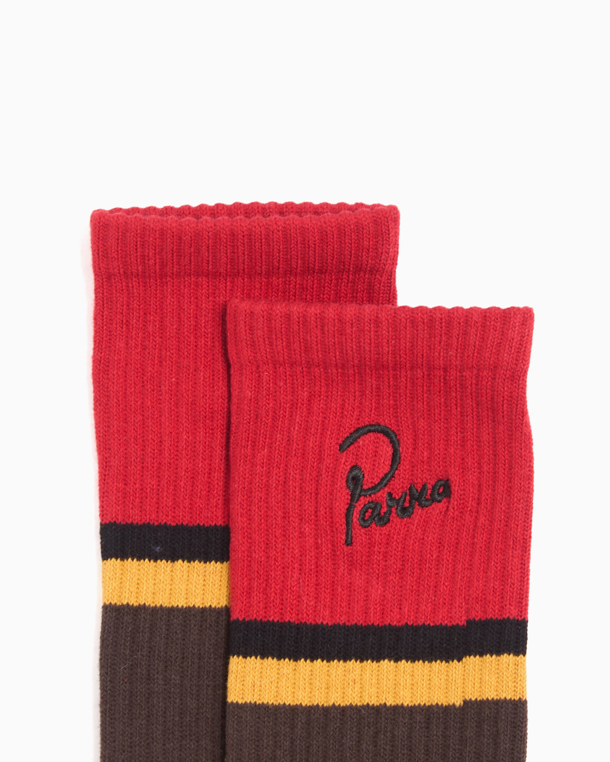 Socks by Parra Signature Unisex Socks - 56362-Dark red
