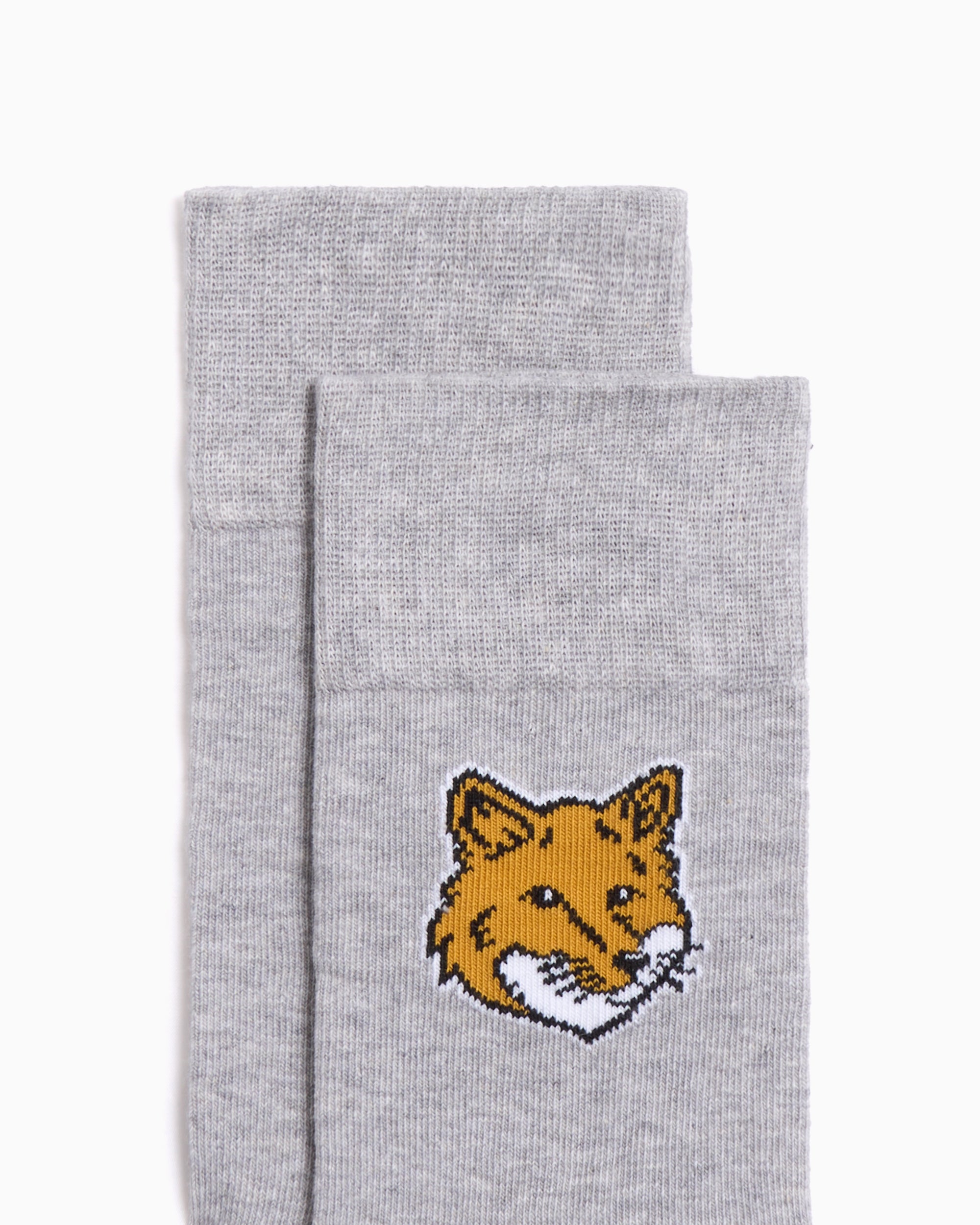 Socks Maison Kitsuné Maison Kitsuné Fox Head Unisex Socks Unisex Socks - OM06410KT0010-H150