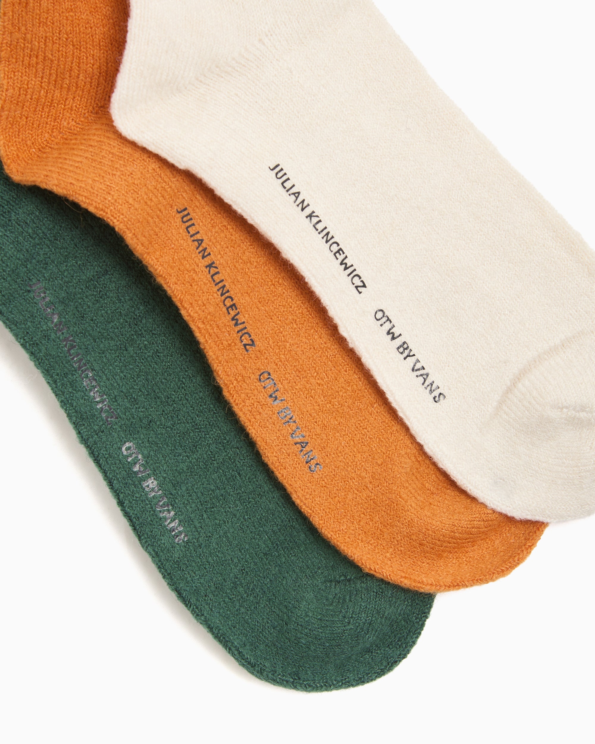 VAN 糸ピンス Vans OTW x Julian Klincewicz Unisex Socks (3 Pack)