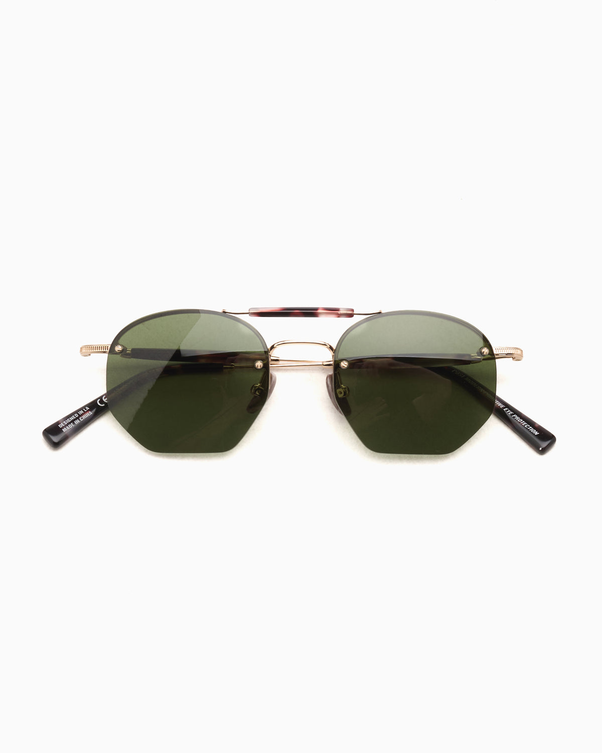 Brand new - Brain Dead - Kaz Post Modern Primitive Sunglasses (Black/Gold) BRAIN DEAD Kaz Post Modern Primitive Eye Protection - Black  main image 3