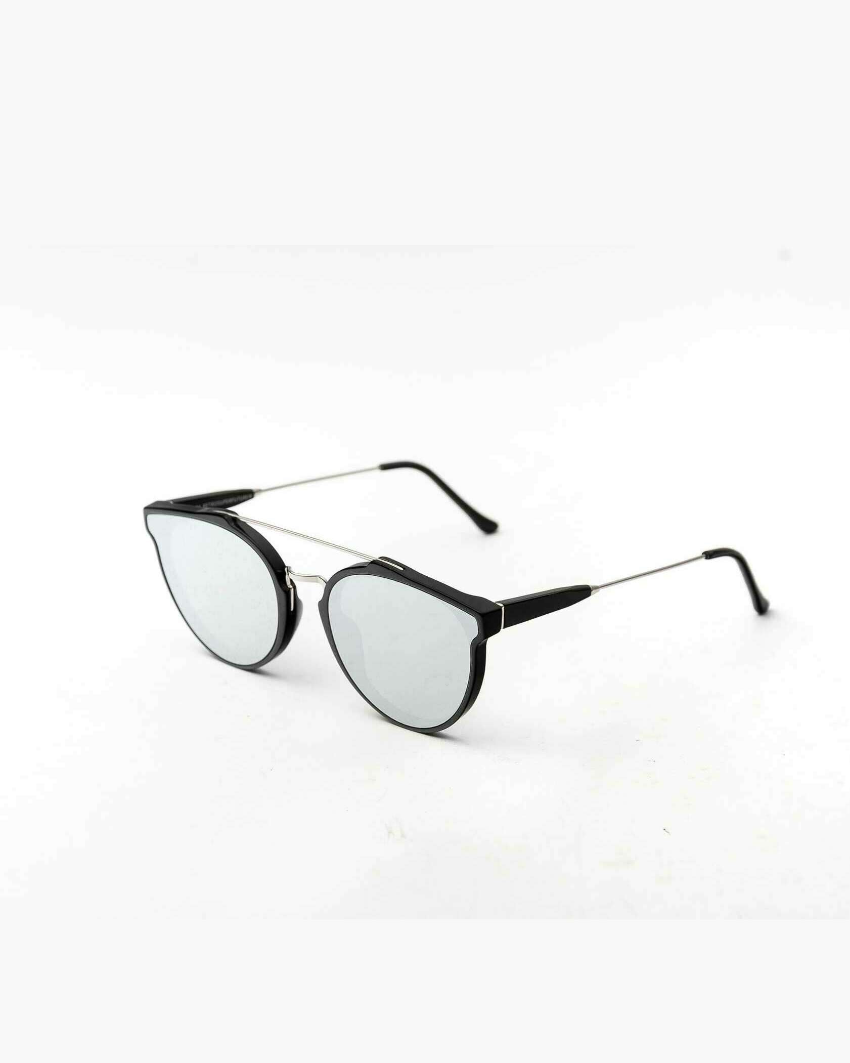 Sunglasses Gafas de Sol Super by RetroSuperFuture Giaguaro plata y negro Men's Sunglasses - EKK