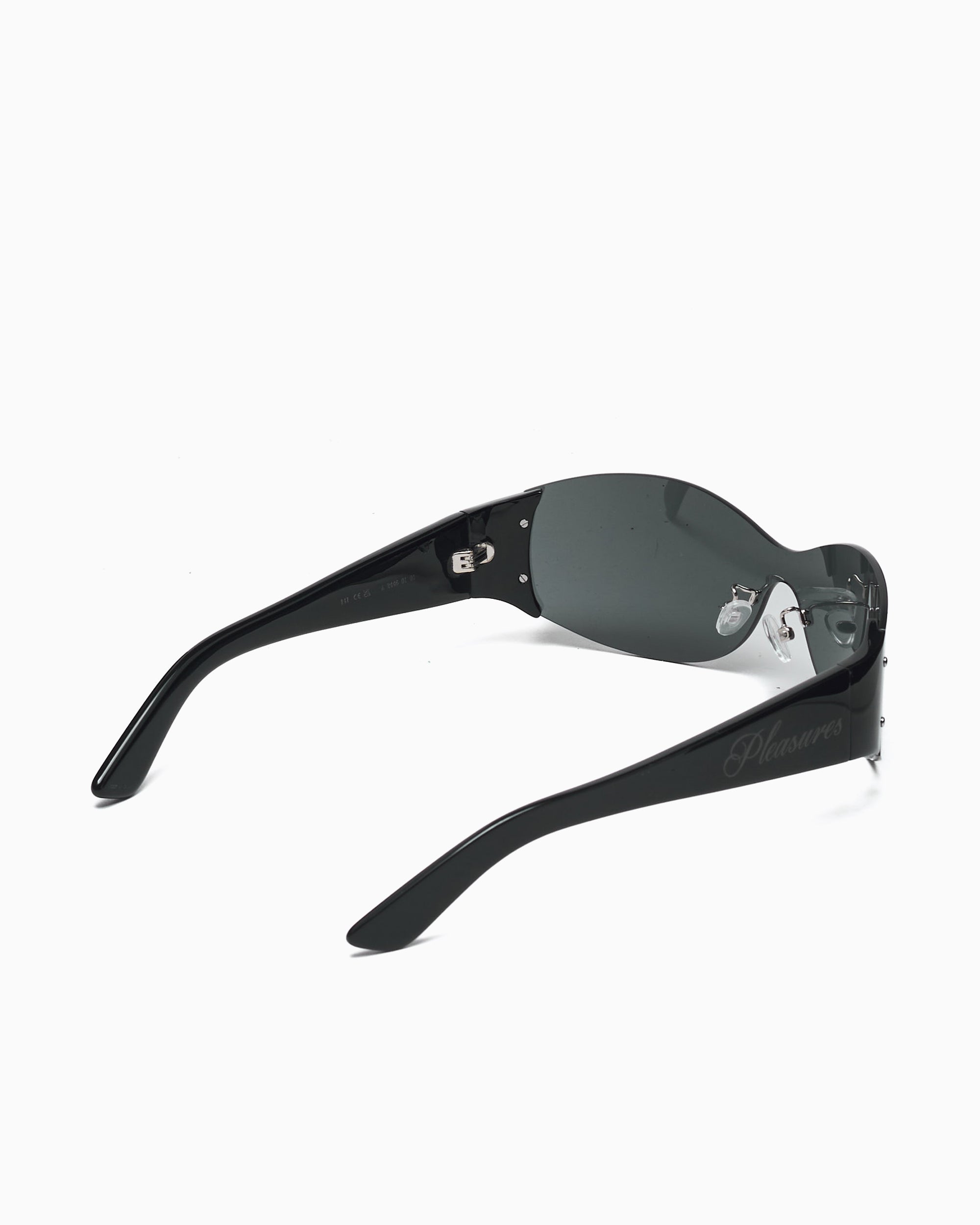 Sunglasses Pleasures Bona Wrap Unisex Sunglasses - P25SU042-BLACK