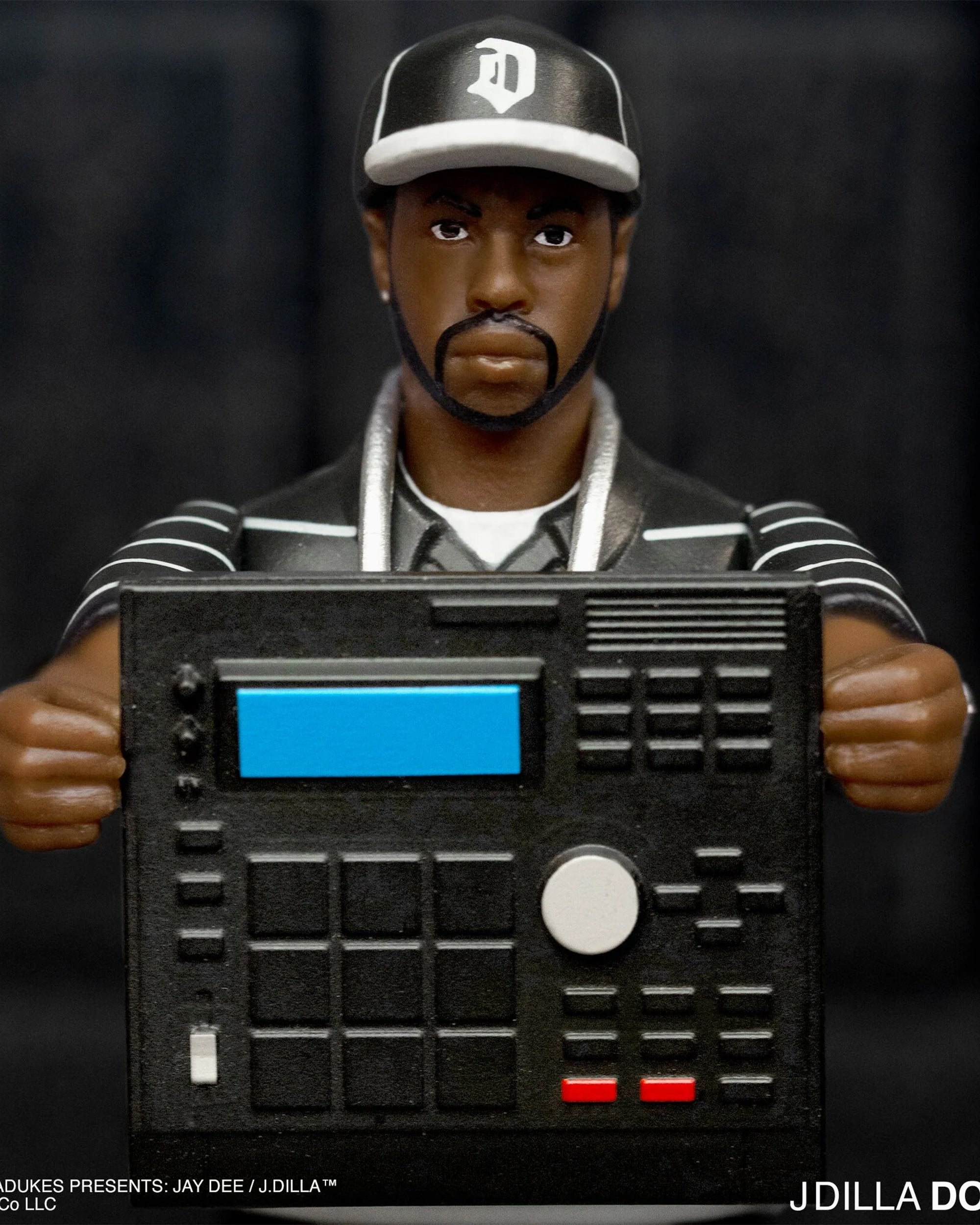 Super7 ReAction Figures J Dilla Donuts Smile Album Cover