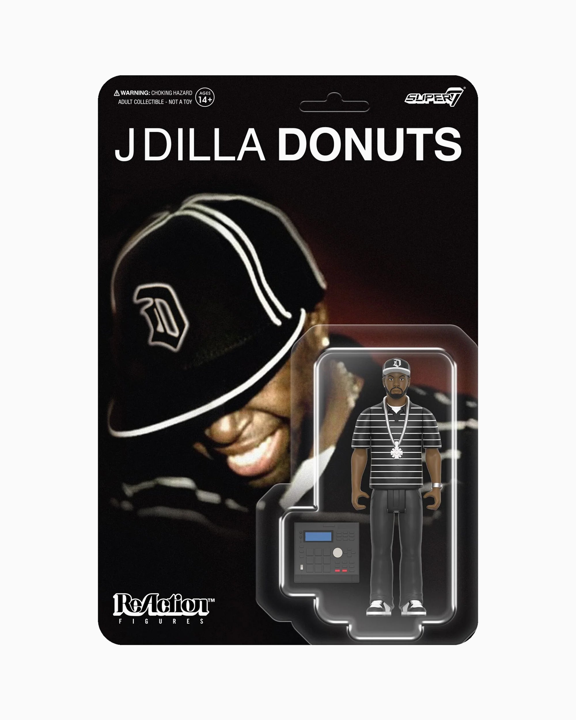 J Dilla Beatnutsネタ　catalyst Super7 ReAction Figures J Dilla Donuts Smile Album Cover