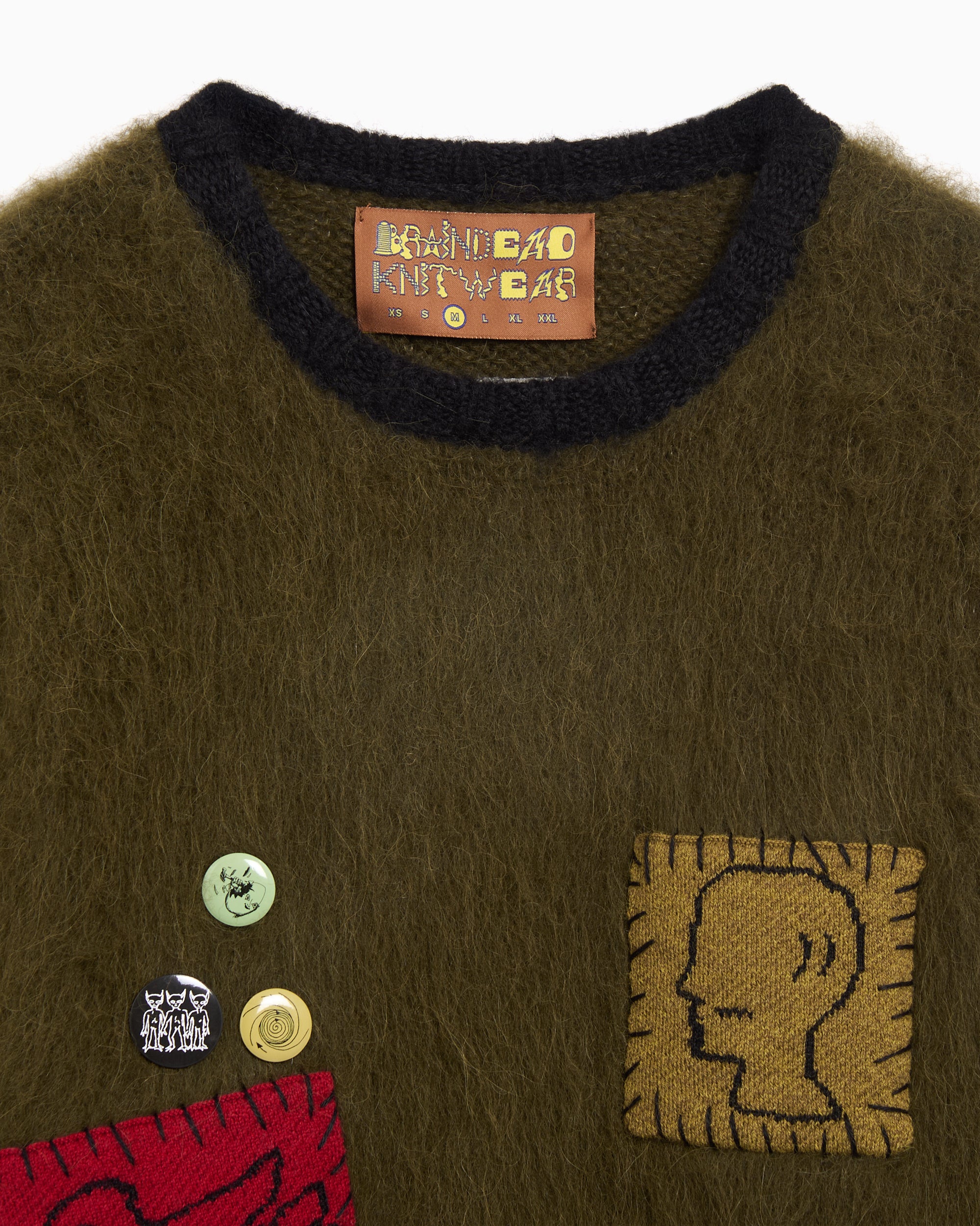 Brain Dead Future Vision Graphic Boxy Men's Sweater