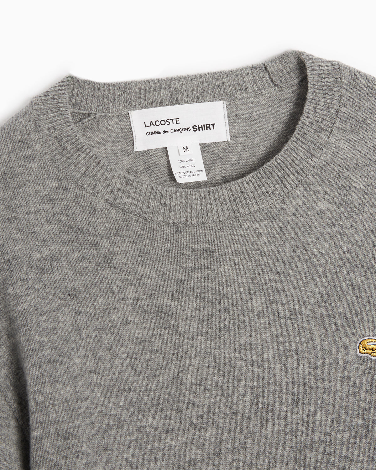Jersey Comme Des Garçons Shirt x Lacoste Men's Knit Sweater para hombr