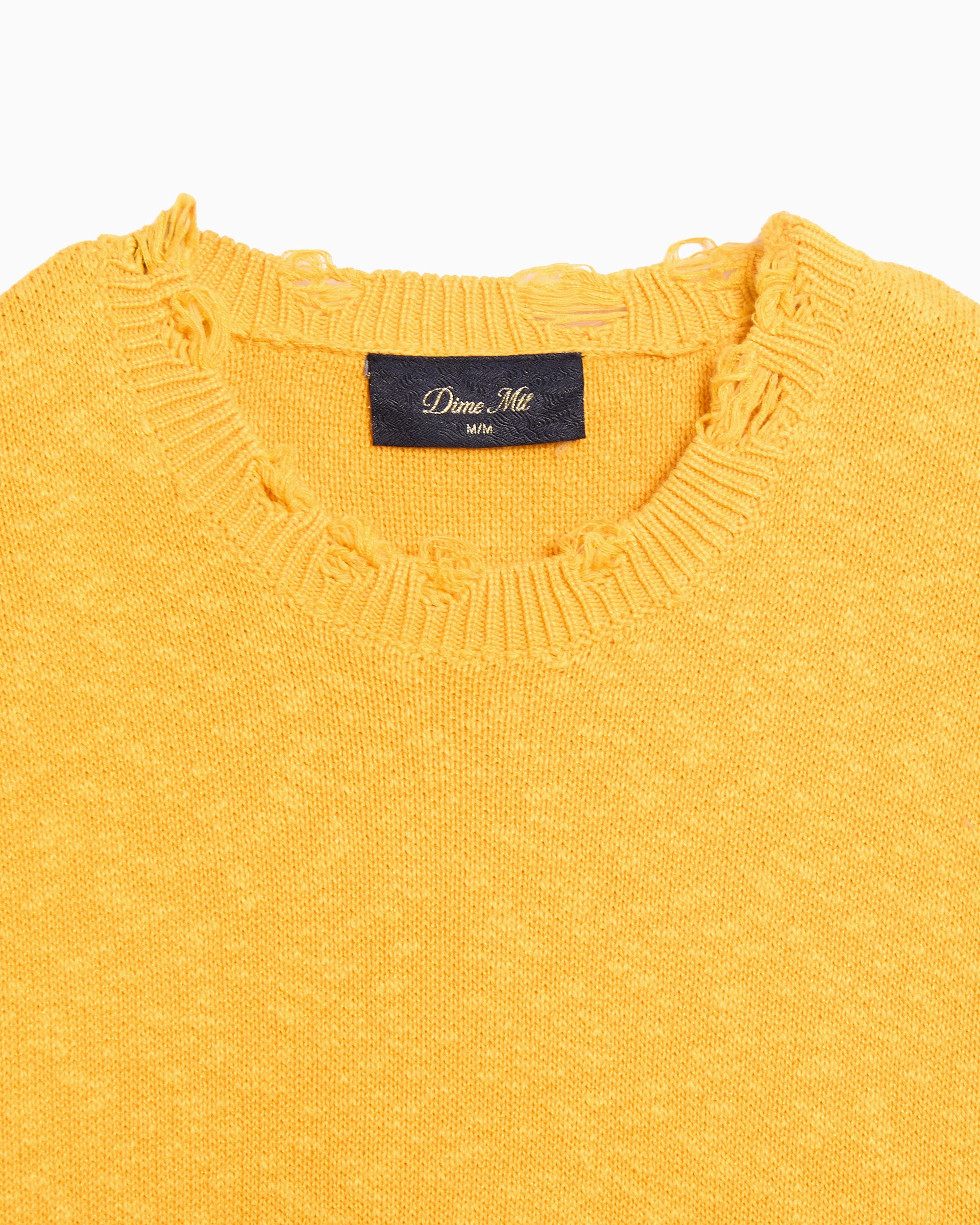 Sweaters Dime MTL Cat Knit Relaxed Men's Sweater - DIMESP2510SUN