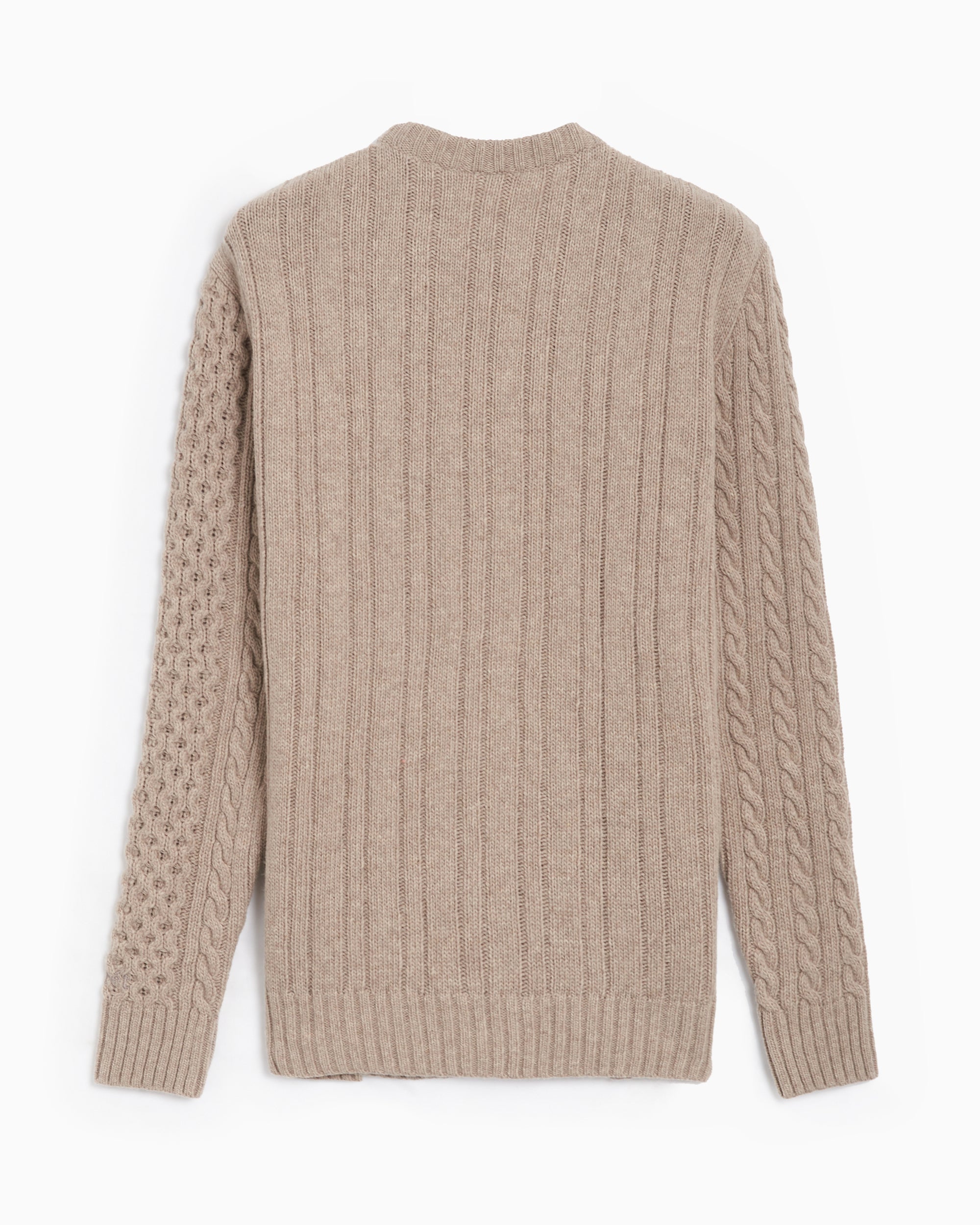 Sweaters Forét Hybrid Men's Cable Knit Sweater Men's Sweater - F4099-KHAKI