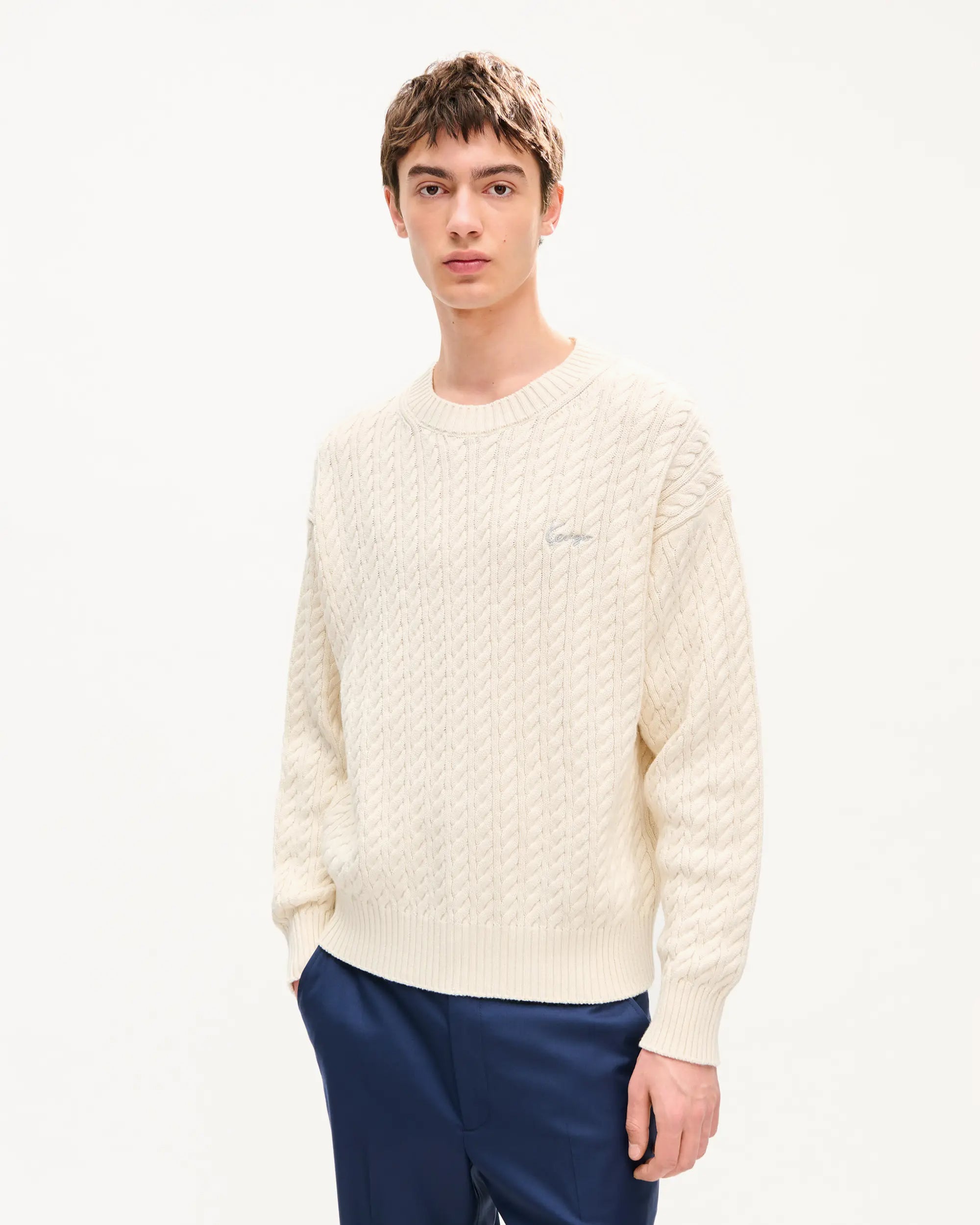 Kenzo Signature Embroidered Men's Sweater