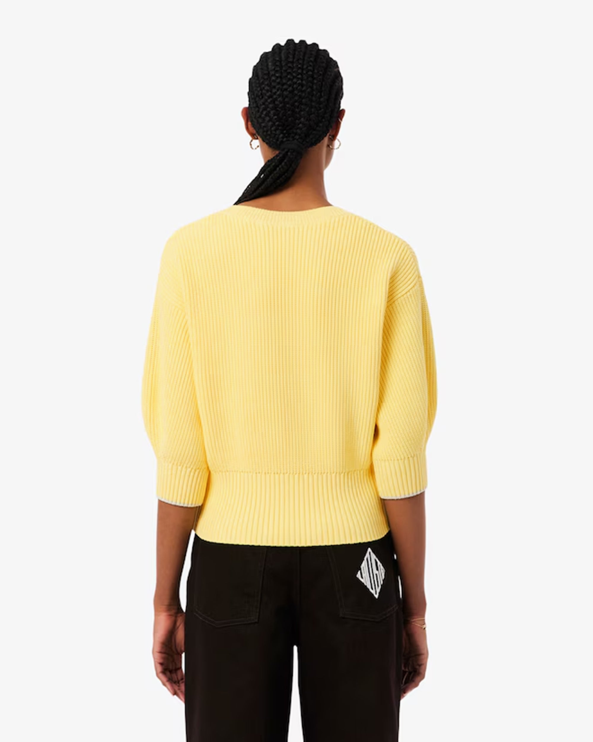 Sweaters Lacoste Round Neck Relaxed Women's Sweater - AF9860-00-107