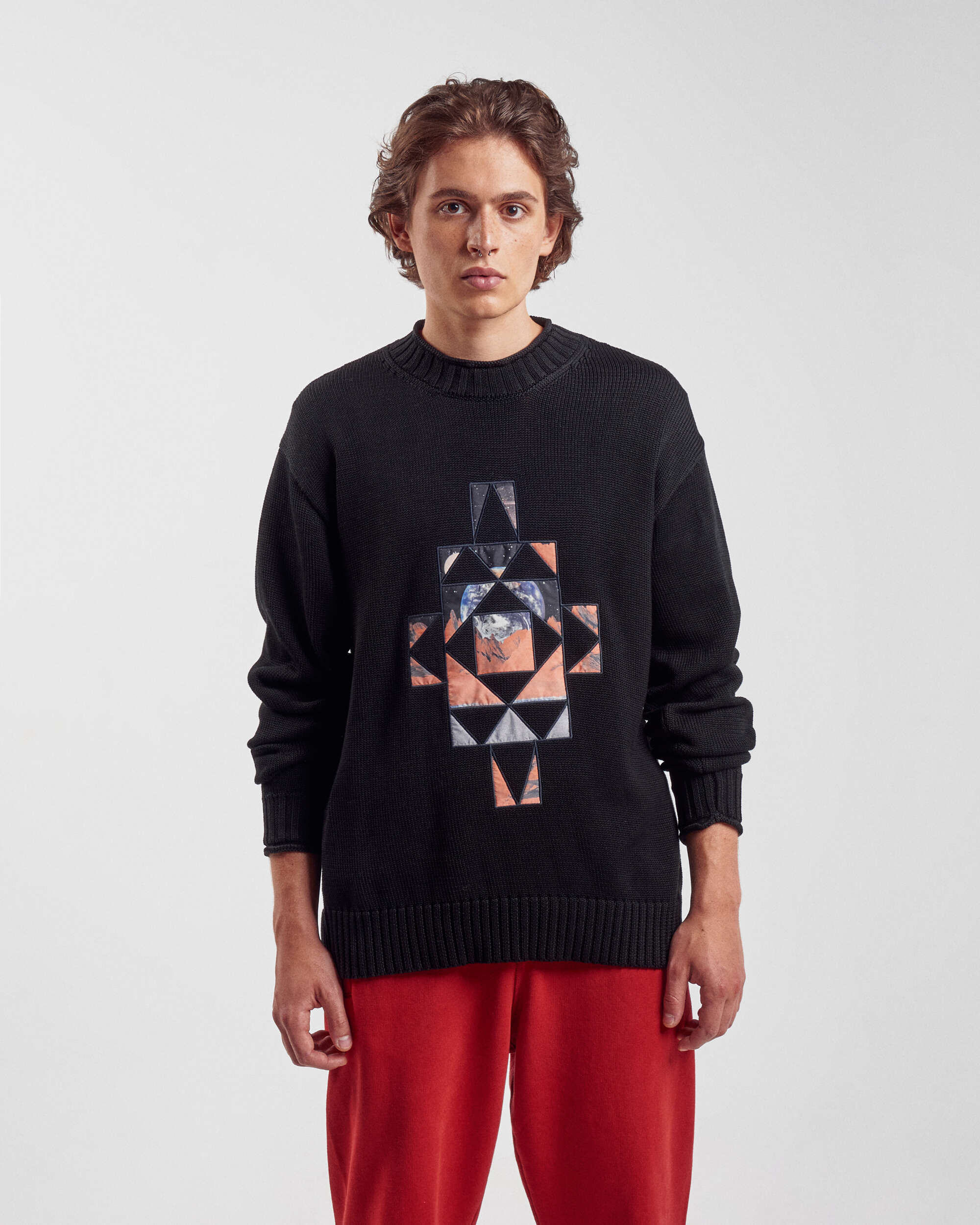 Marcelo Burlon County Of Milan Galaxy Cross Men's Sweater Men's Sweate