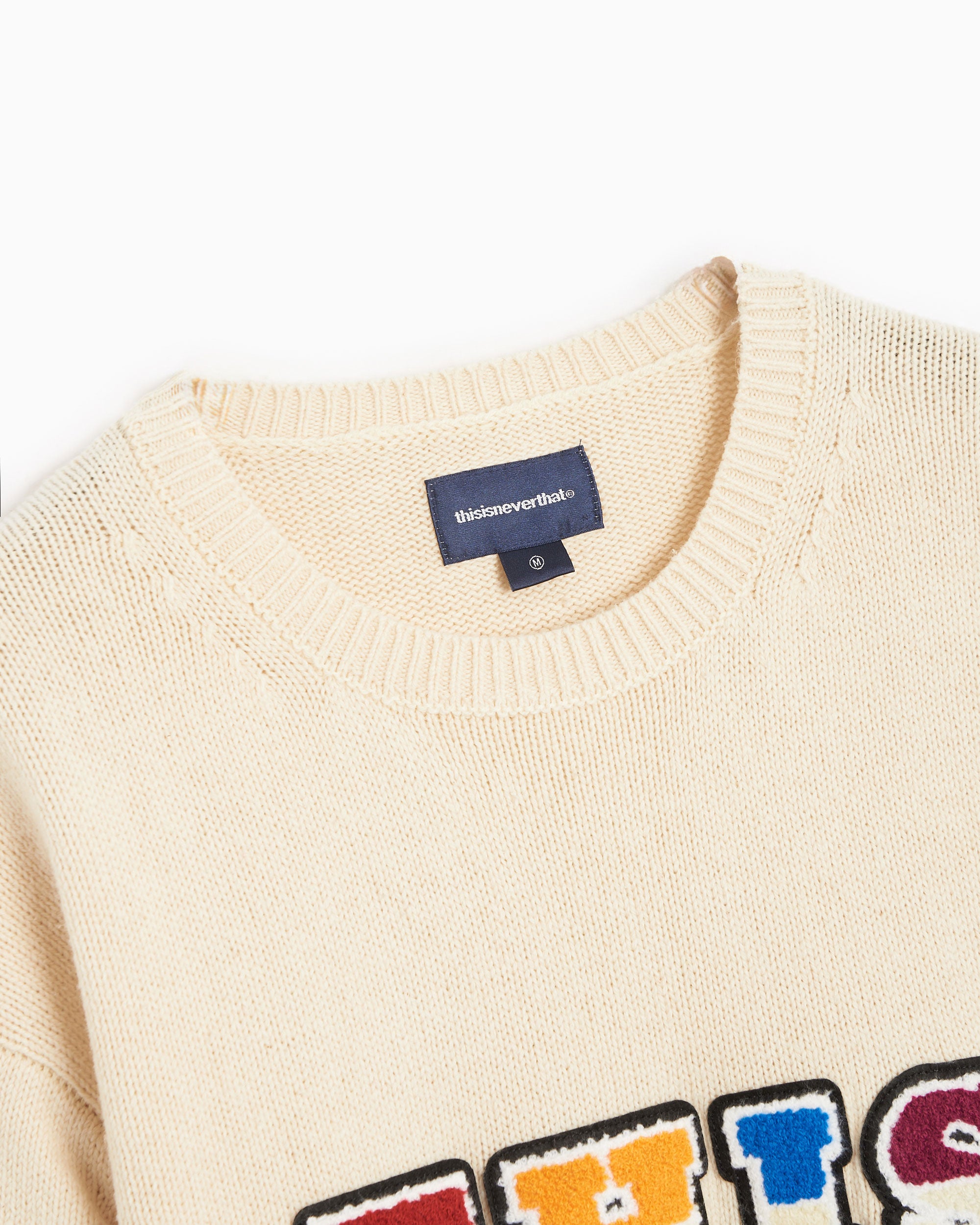 thisisneverthat® thisisneverthat® THIS/THAT Men's Knit Sweater Men's S