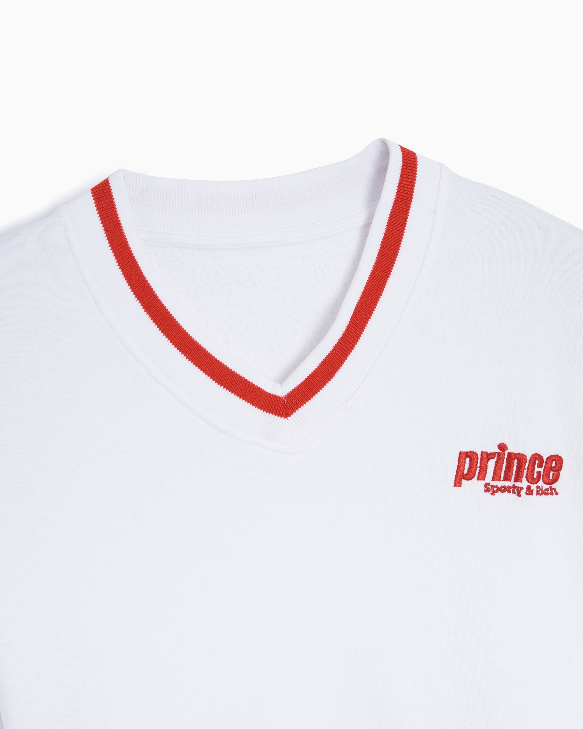 X Prince Sporty & Rich x Prince Sporty Unisex V-Neck Sweater Unisex Sw