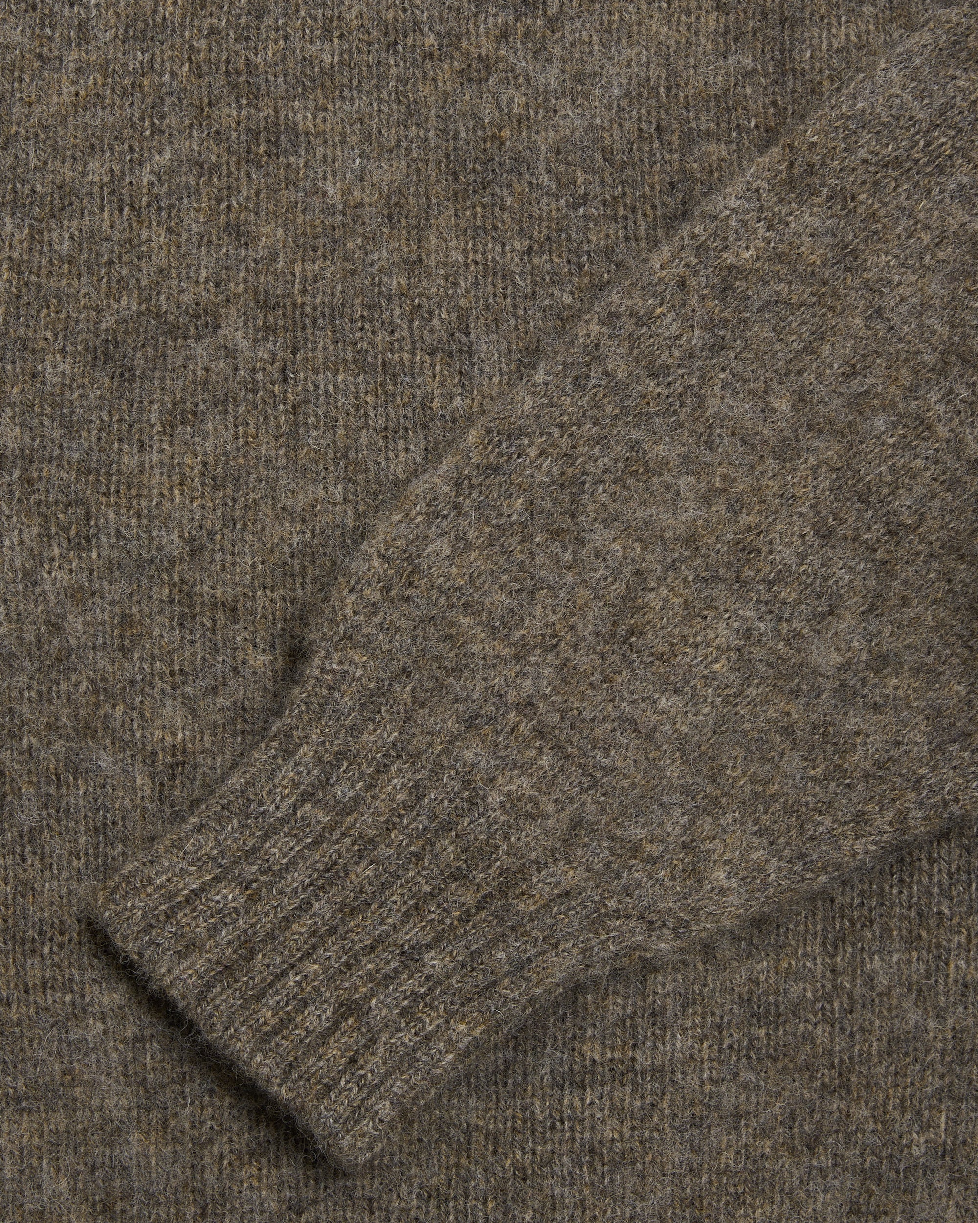 Sweaters YMC Suedehead Relaxed Men's Sweater - P8ZAO-BROWN
