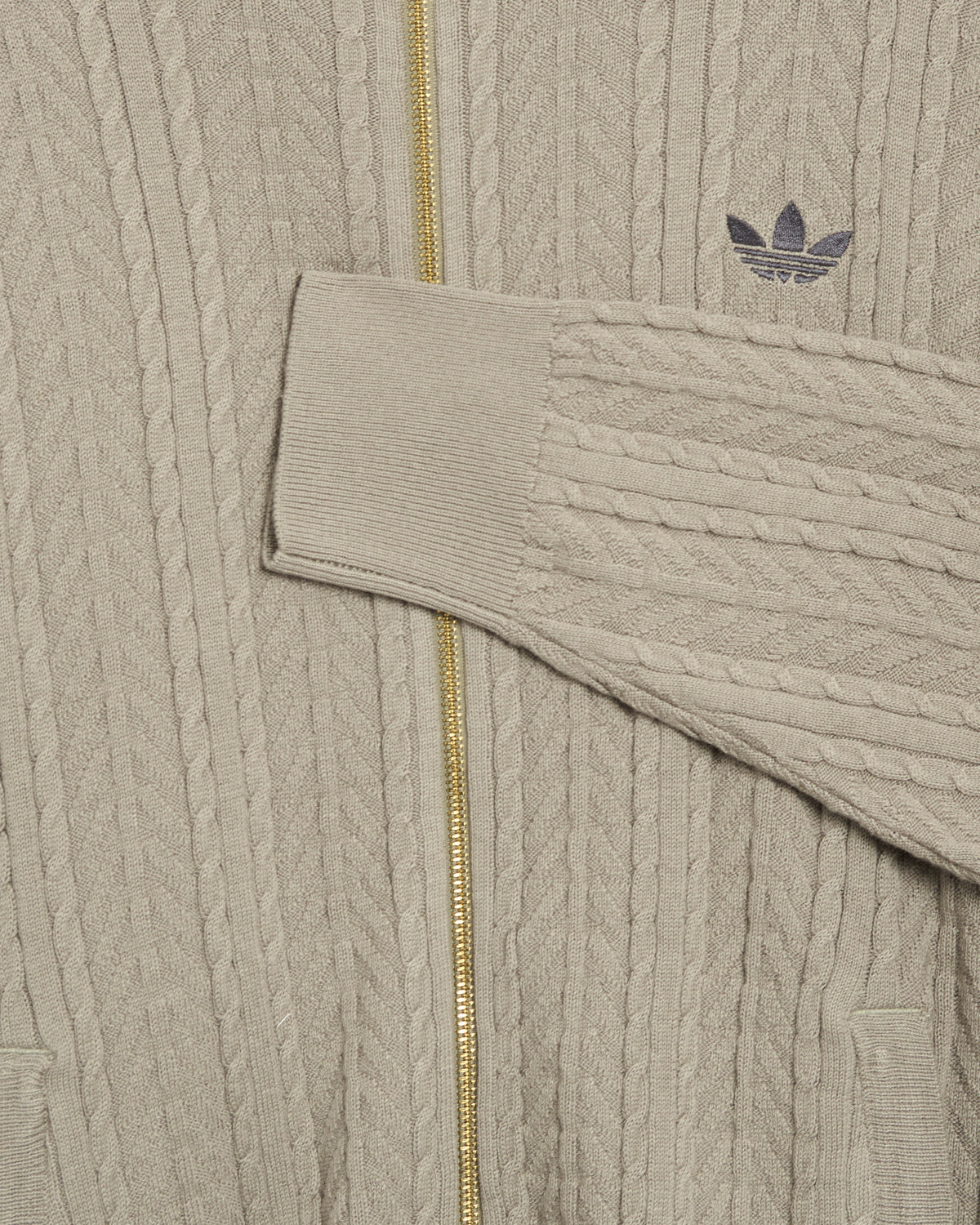 Sweatshirts adidas Originals Cable Knit Firebird Relaxed Men's Zip-Up Sweatshirt - KR9761