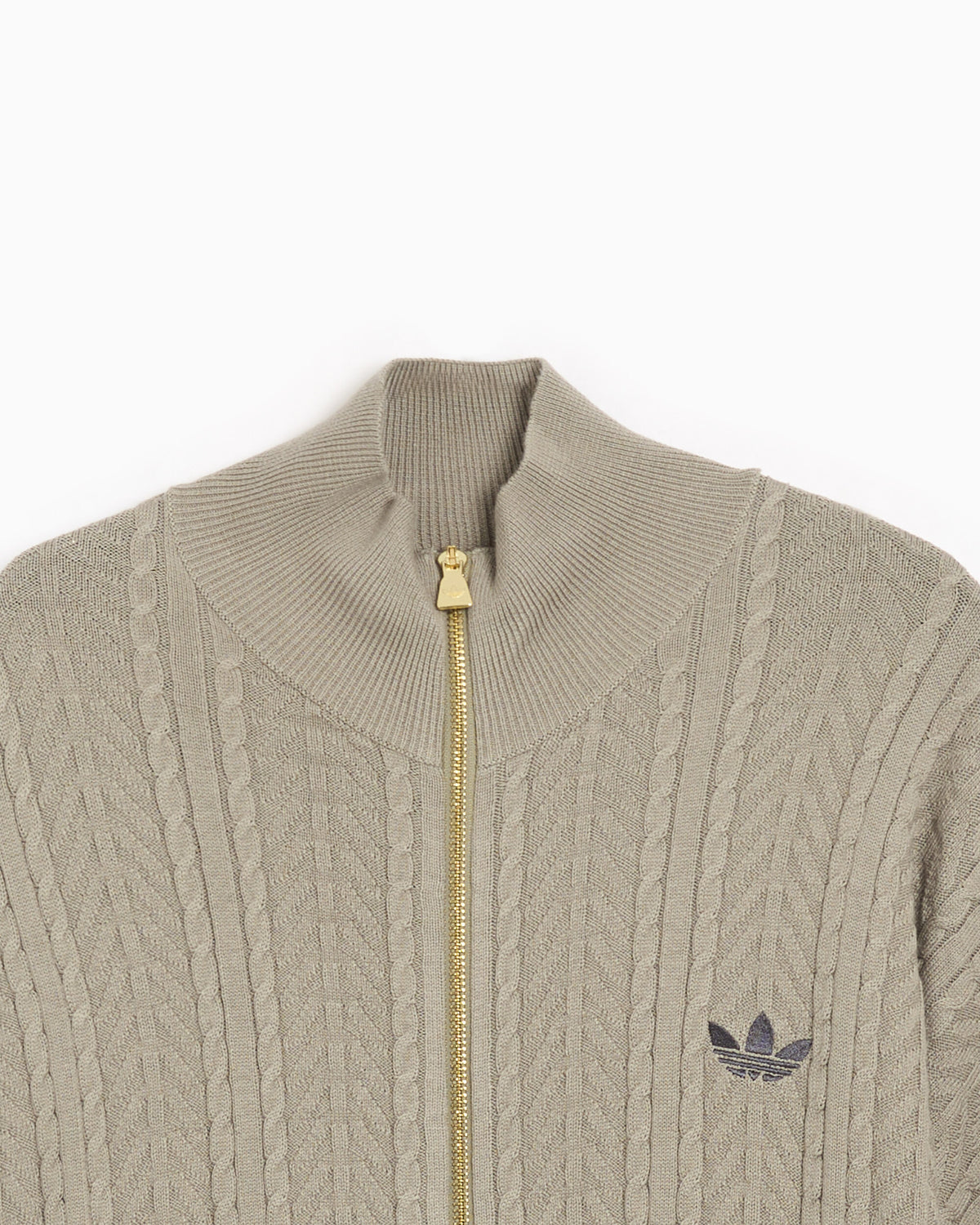 Sweatshirts adidas Originals Cable Knit Firebird Relaxed Men's Zip-Up Sweatshirt - KR9761