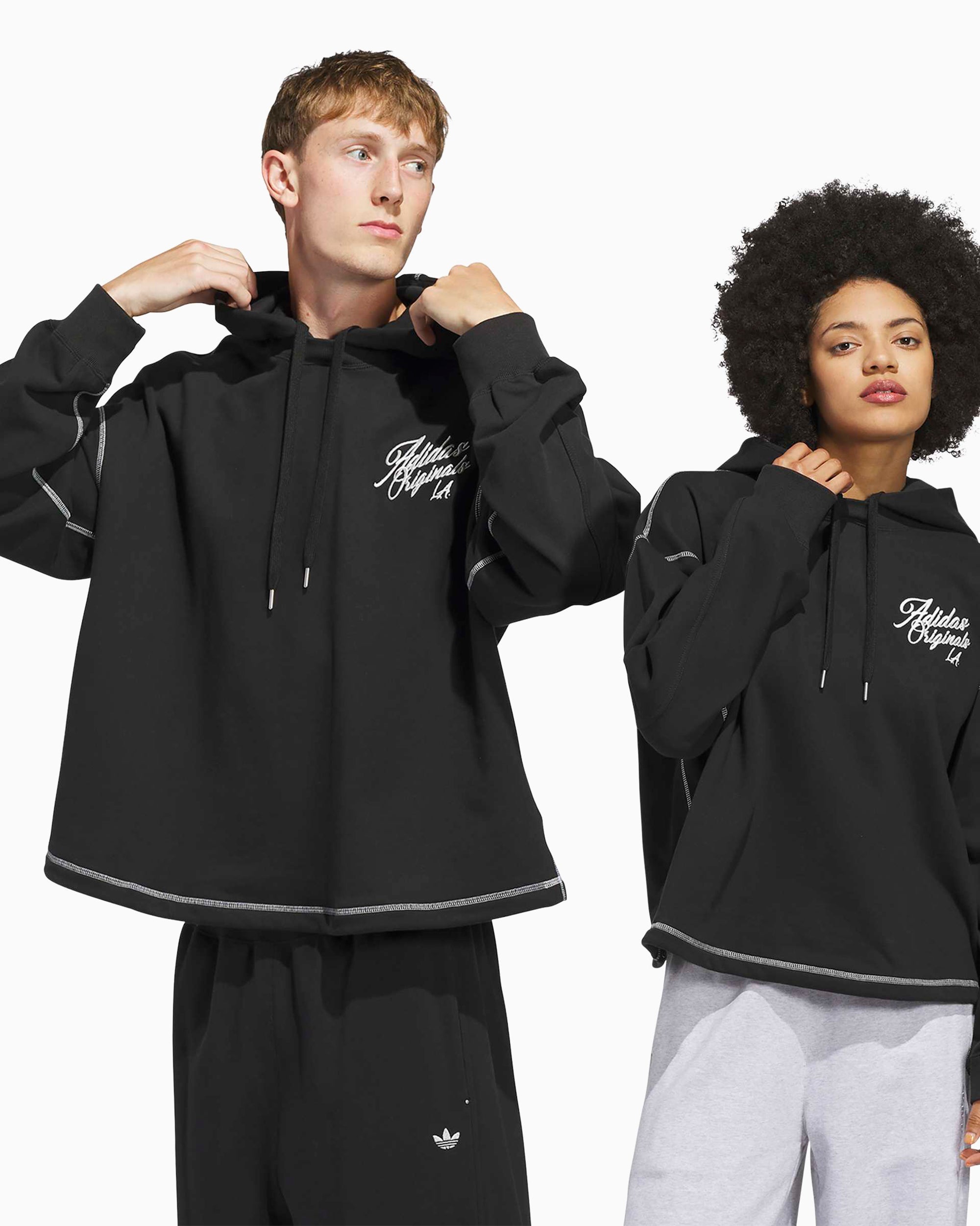 adidas Originals Los Angeles Santa Monica Oversize Unisex Hoodie adidas Originals Los Angeles Santa Monica Oversize Unisex Hoodie