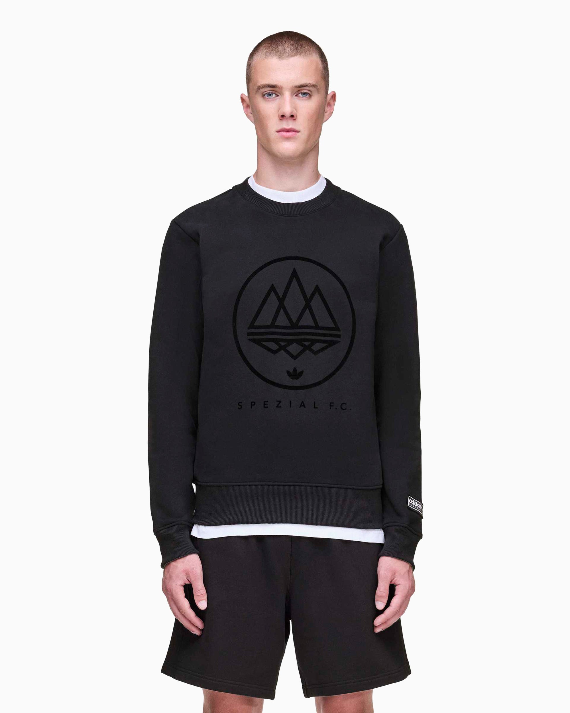 新品 ADIDAS SPEZIAL SPZL 長袖 ポロ XL adidas Originals SPZL F.C. Logo Men's Sweatshirt