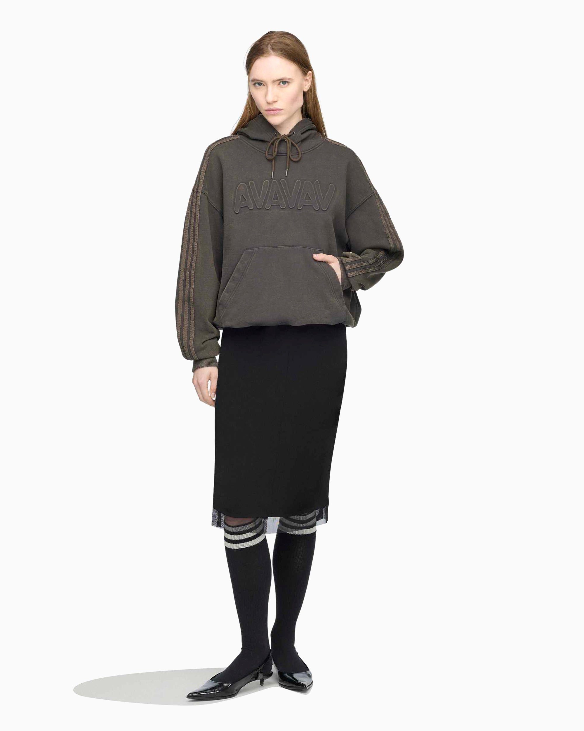 adidas Originals x AVAVAV Shoulderless Logo Oversize Women's Hoodie